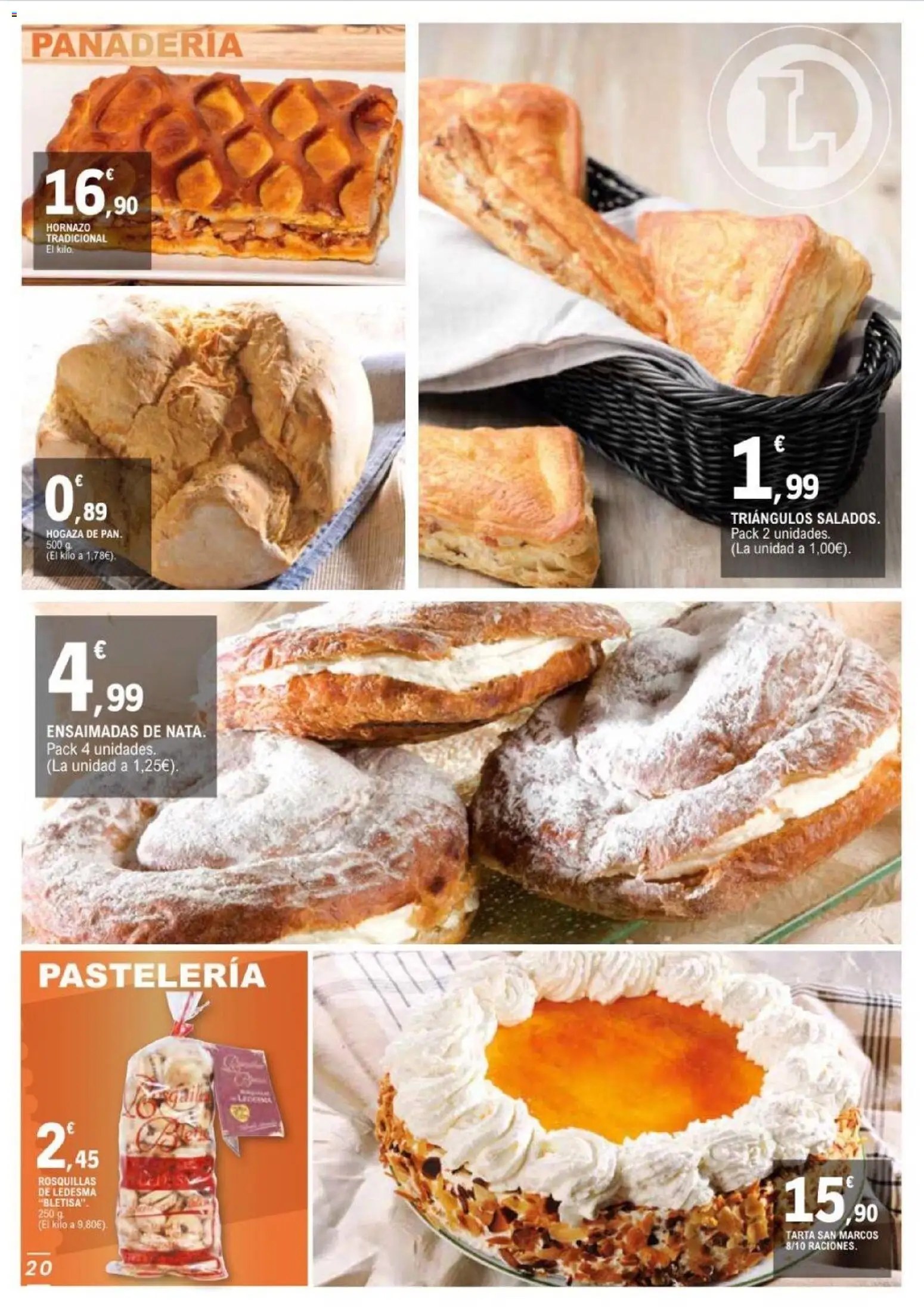 E.Leclerc folleto Salamanca │ válido desde el 17.06.2026 | Página: 20 | Productos: Pan, Panadería