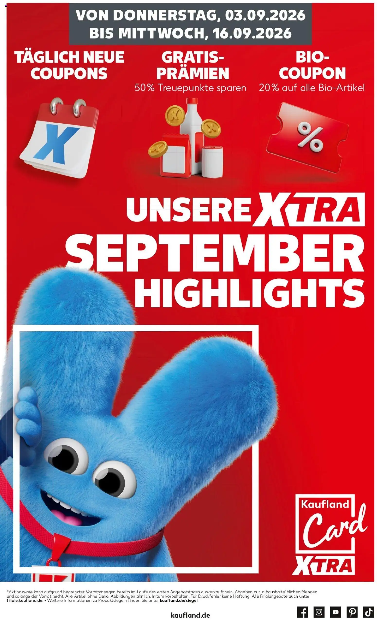 Kaufland Prospekt Rostock – gültig ab 03.09.2026 | Seite: 1