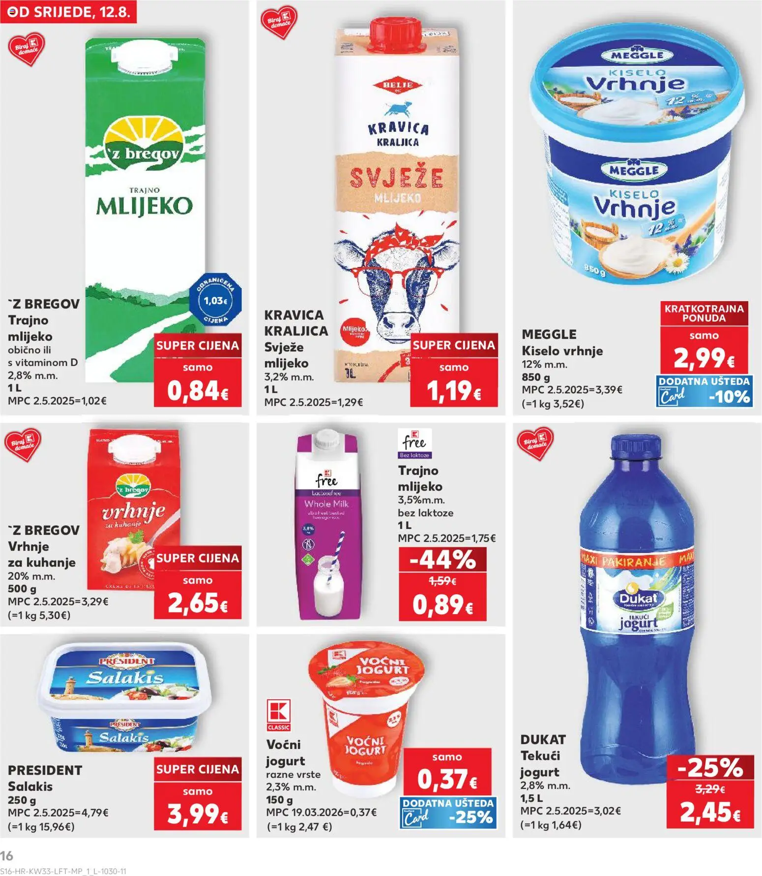 Kaufland katalog | vrijedi od 12.08.2026 | Stranica: 16