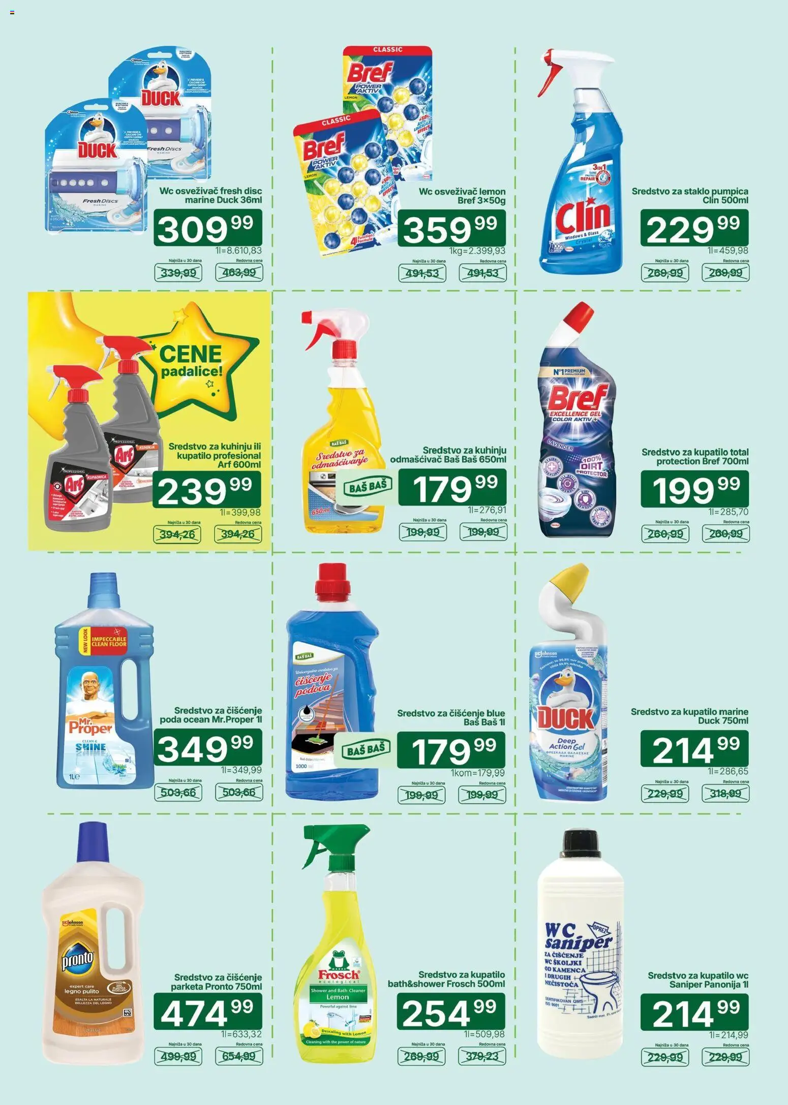 Univerexport katalog - važi od 03.08.2026 | Strana: 29 | Proizvode: Bref, Kuhinja, Pronto, Kupatilo