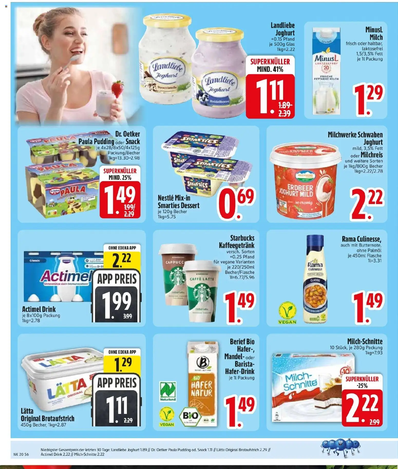 Edeka prospekt Kirchroth	 – gültig ab 10.05.2026 | Seite: 8 | Produkte: Actimel, Starbucks, Haferdrink, Lätta