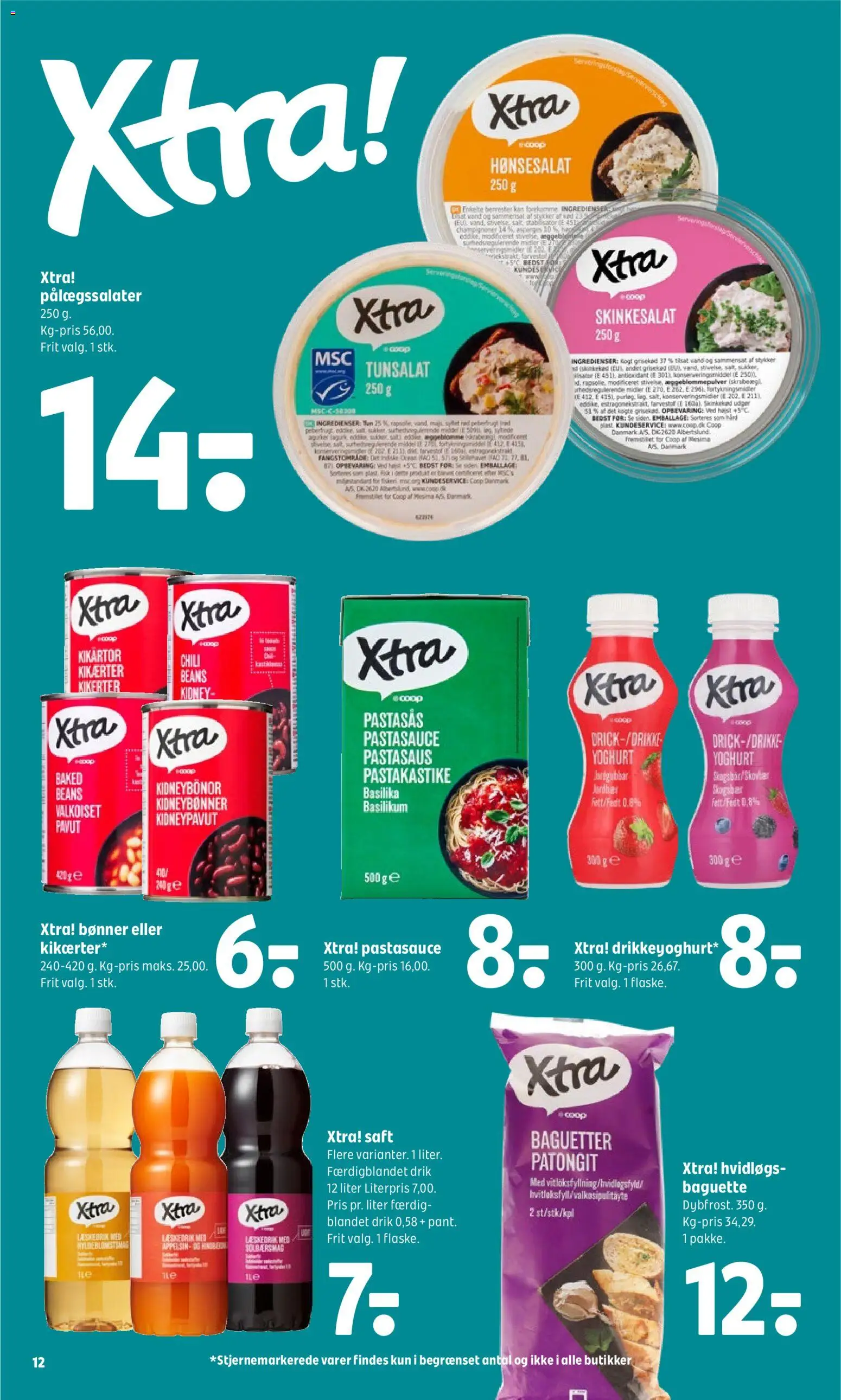 Coop 365 tilbudsavis – gyldig fra 13/08/2026 | Side: 16 | Produkter: Majs, Pastasauce, Peberfrugt, Basilikum