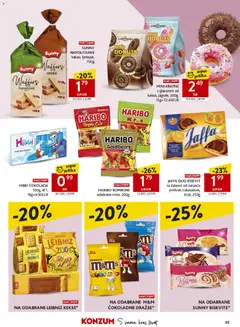 Konzum Katalog - Pregled kataloga iz trgovine Konzum, vrijedi od 07.10.2026 | Stranica: 35 | Proizvodi: Čokolada, Bomboni, Napolitanke, Krafne