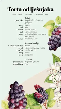 Lidl - Biraj biljno, jedi fino - Pregled kataloga iz trgovine Lidl, vrijedi od 25.10.2024 | Stranica: 63