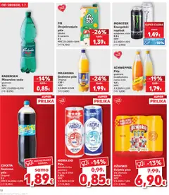 RADENSKA Mineralna voda, gazirana, 1,5 L - Pregled kataloga iz trgovine Kaufland, vrijedi od 01.07.2026 | Stranica: 18