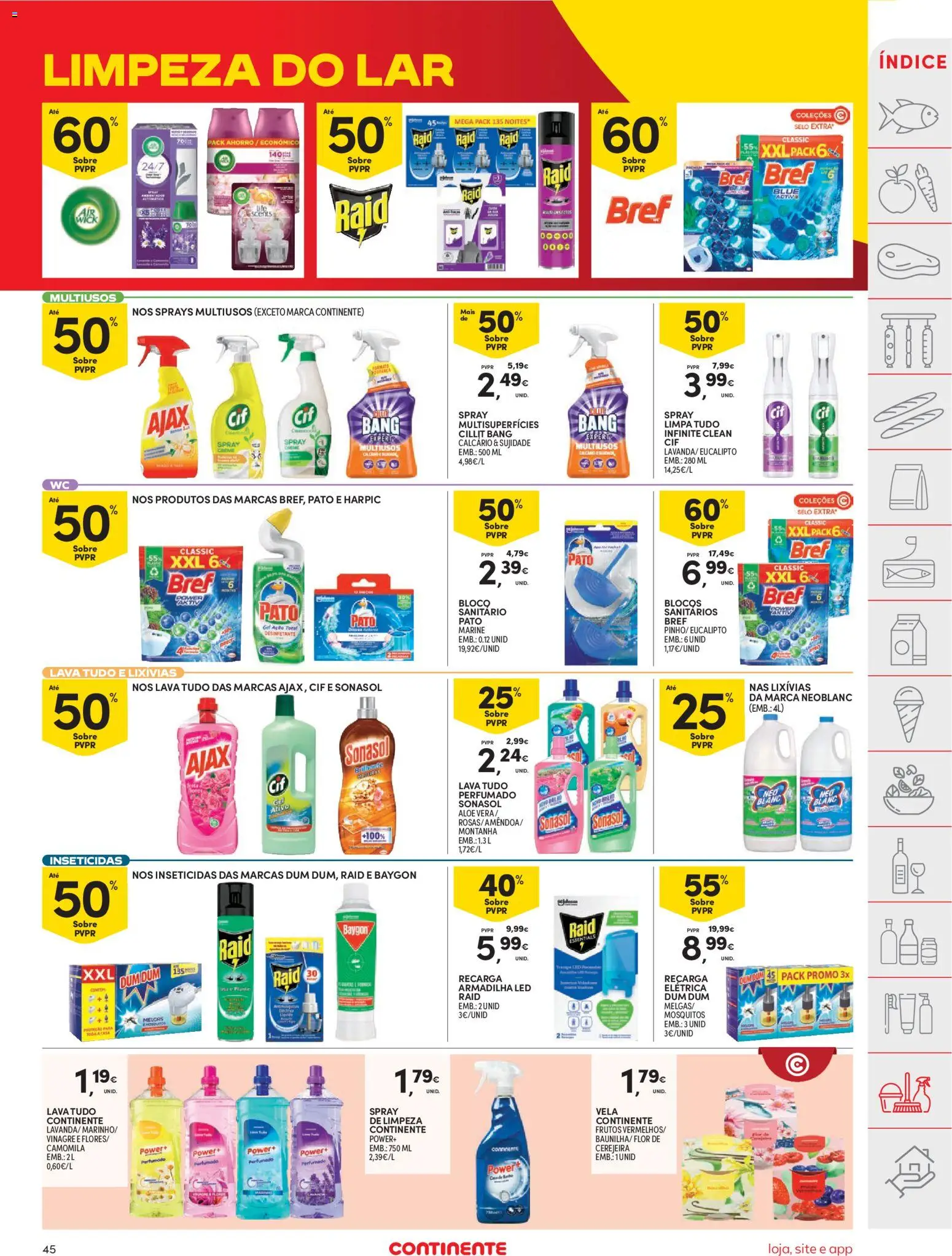 Continente folheto │ válido de 07/07/2026 | Página: 47 | Produtos: Vinagre, Creme