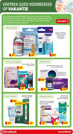 Kruidvat folder week 29 - Voorbeeld van een folder van Kruidvat, geldig van 14/07/2026 | Pagina: 27 | Producten: La, Verlichting, Zalf, Pen