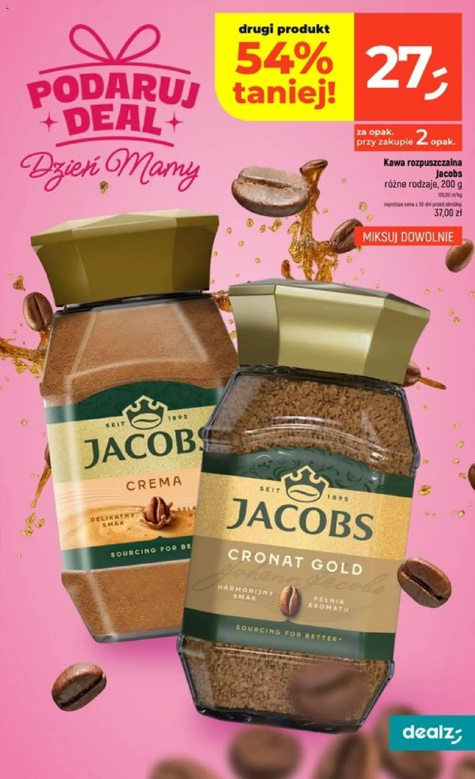 Dealz gazetka - Dzień Mamy od 21.05.2026 | Strona: 5 | Produkty: Kawa rozpuszczalna, Kawa