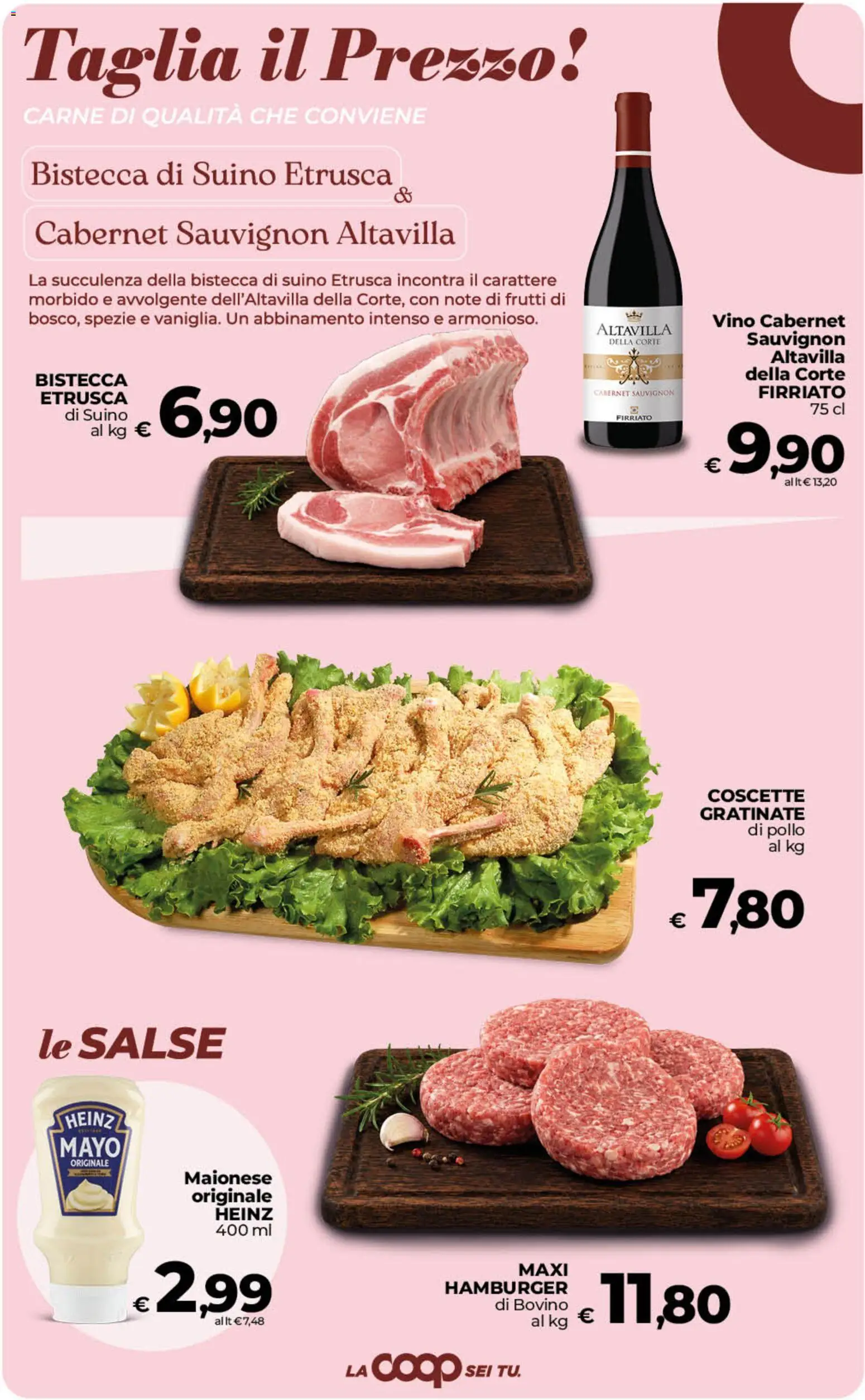 Volantino Ipercoop del 22/09/2026 | Pagina: 20 | Prodotti: Pollo, Maionese, Carne, Hamburger