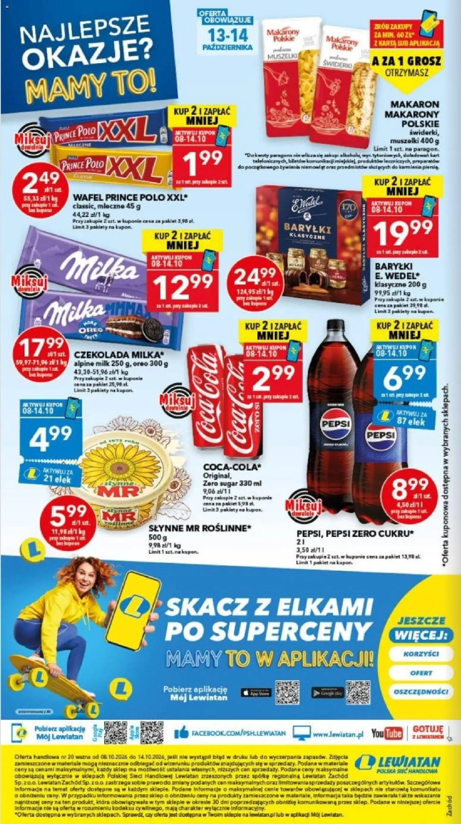 Lewiatan gazetka - Szczecin od 08.10.2026 | Strona: 8 | Produkty: Karta, Oreo, Prince polo, Czekolada