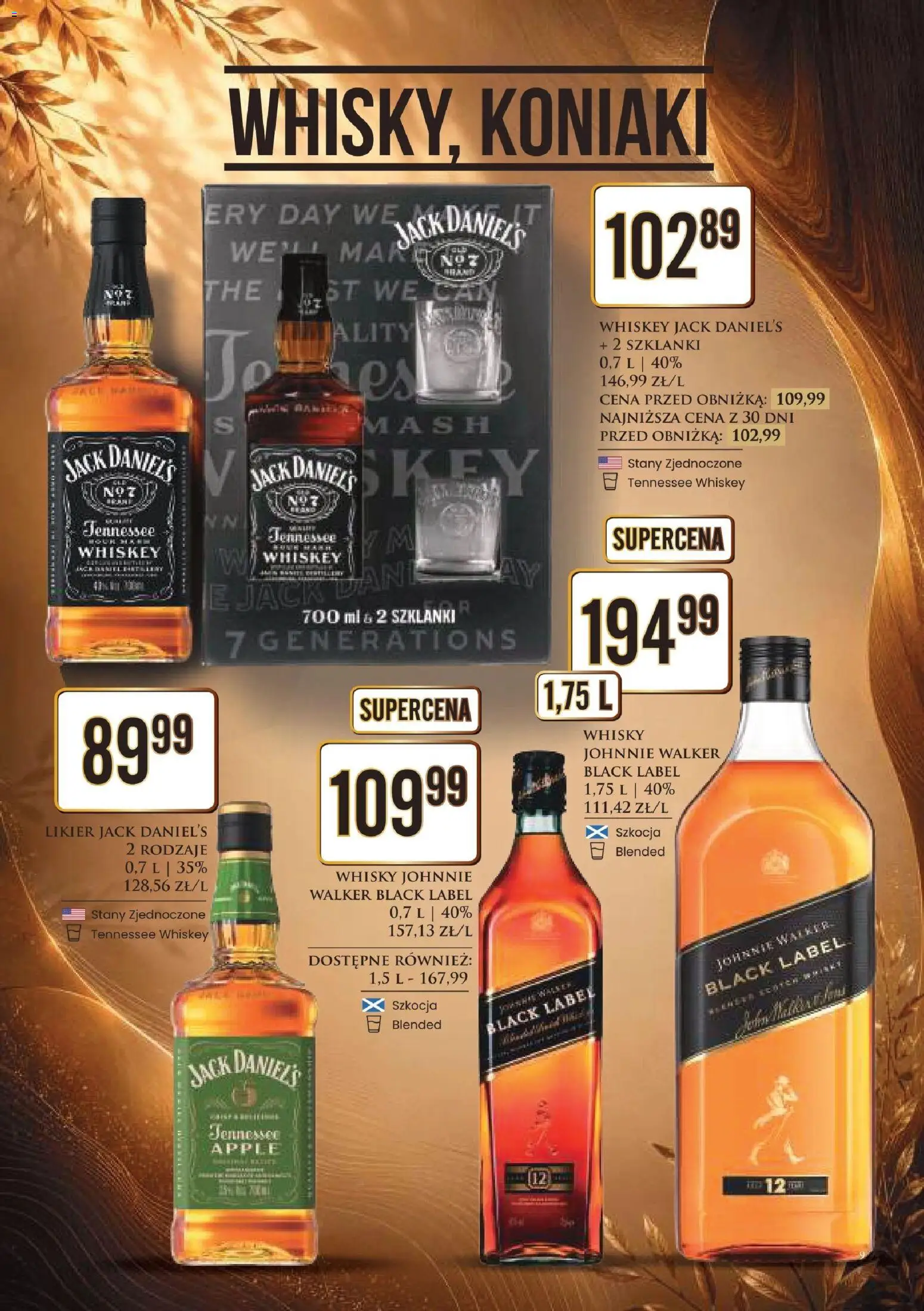 Dino gazetka alkoholowa od 29.05.2026 | Strona: 9 | Produkty: Jack Daniel's, Black Label, Szklanki, Whisky