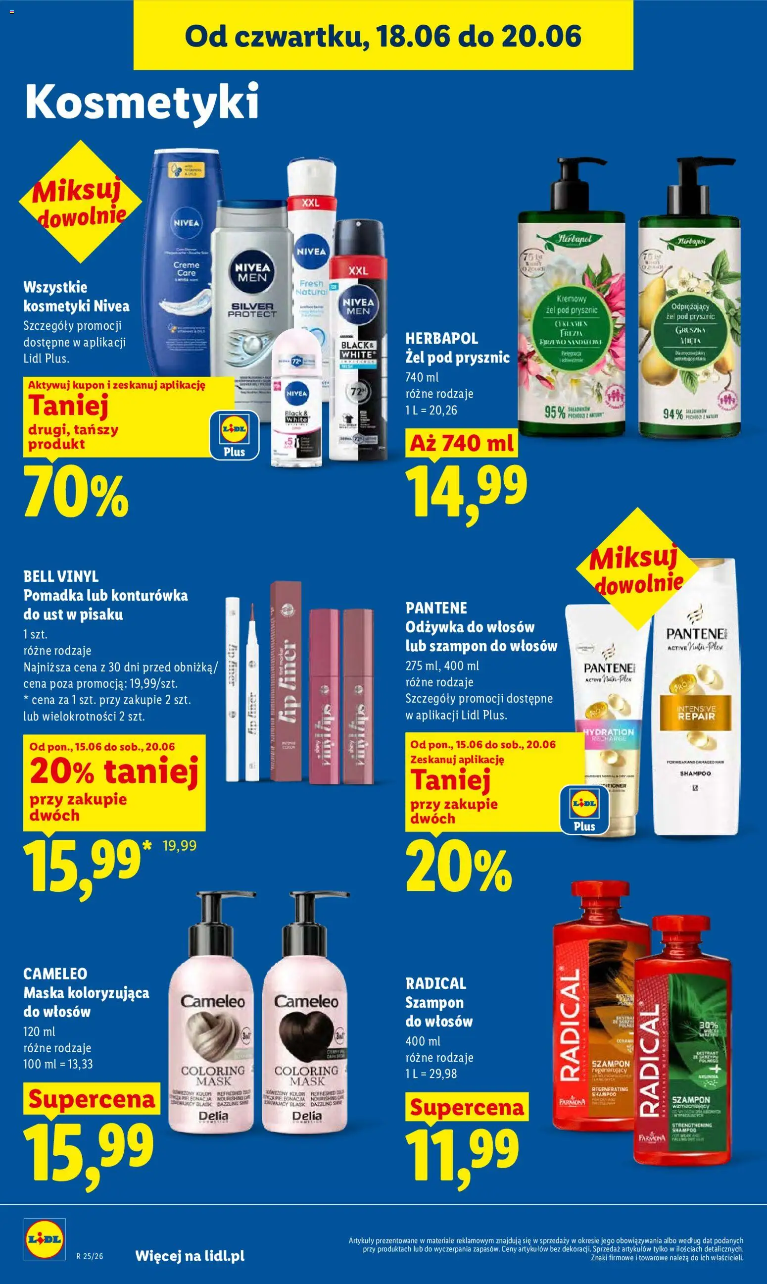 Lidl Polsko leták od 18.06.2026 | Strana: 82 | Produkty: Nivea, Maska