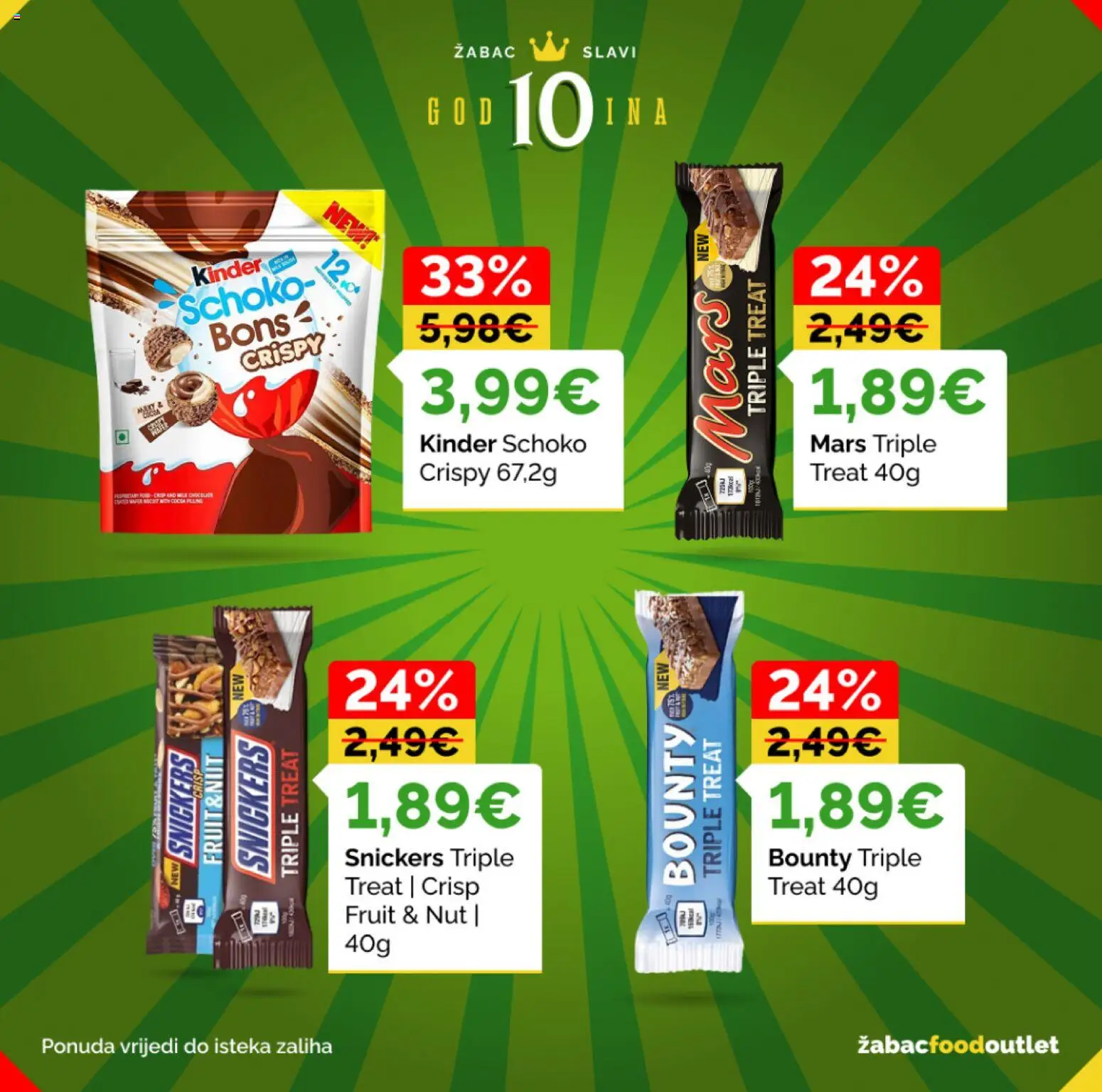 Žabac katalog | vrijedi od 04.05.2026 | Stranica: 23 | Proizvodi: Snickers