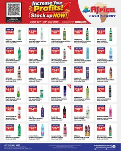 Africa Cash & Carry specials catalogue – valid from 23/07/2026