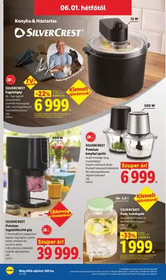 SILVERCREST Fagylaltgép, Kb. 1 liter fagylalt elkészítéséhez. Levehető motoregység jobb / bal forgásiránnyal. Tető betöltőnyílással - amely érvényes a következő dátumtól: 28.05.2026 | Oldal: 50