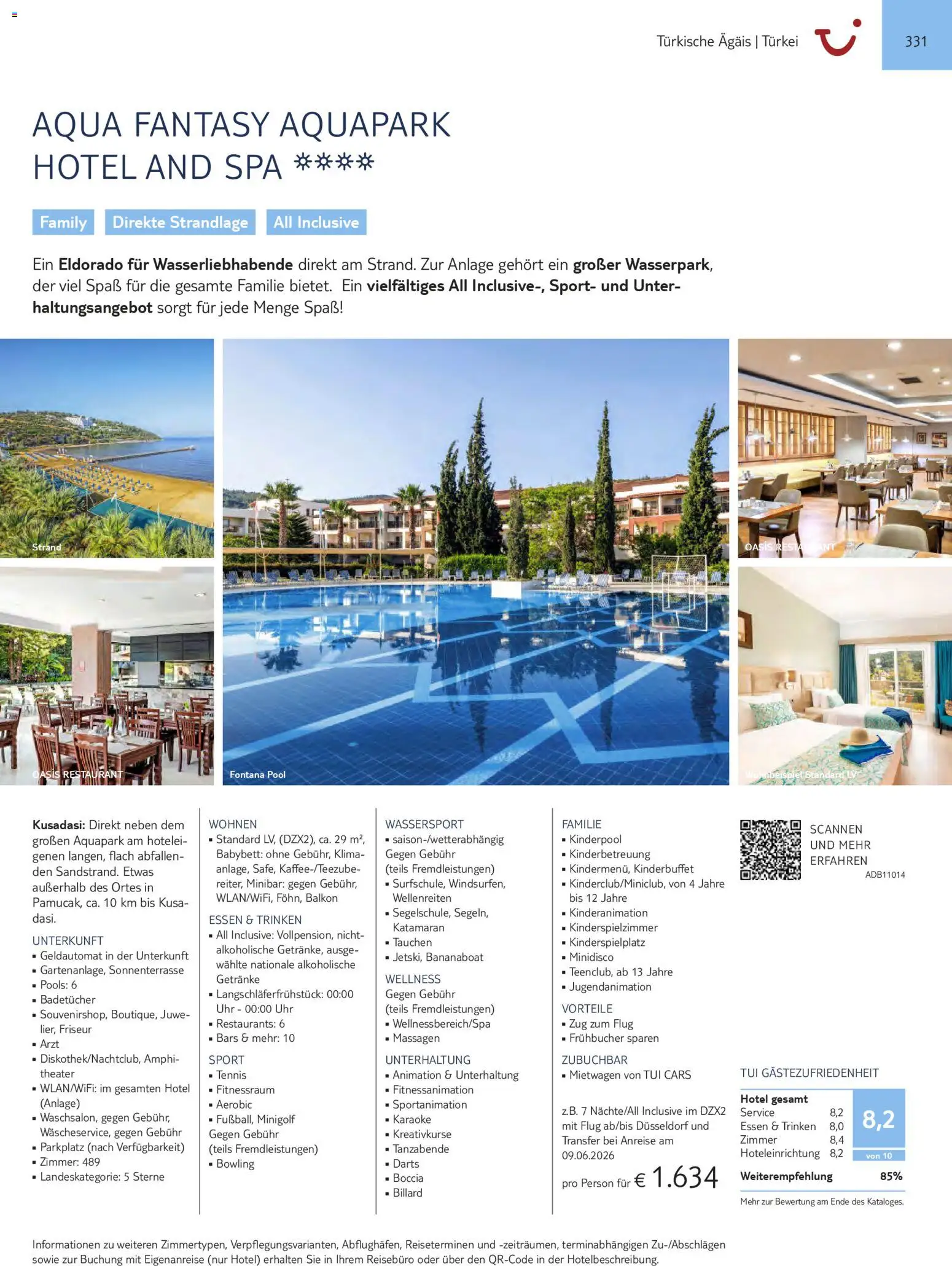 TUI Prospekt Südeuropa & Nordafrika 2026/27 – gültig ab 03.03.2026 | Seite: 331 | Produkte: Babybett, Uhr