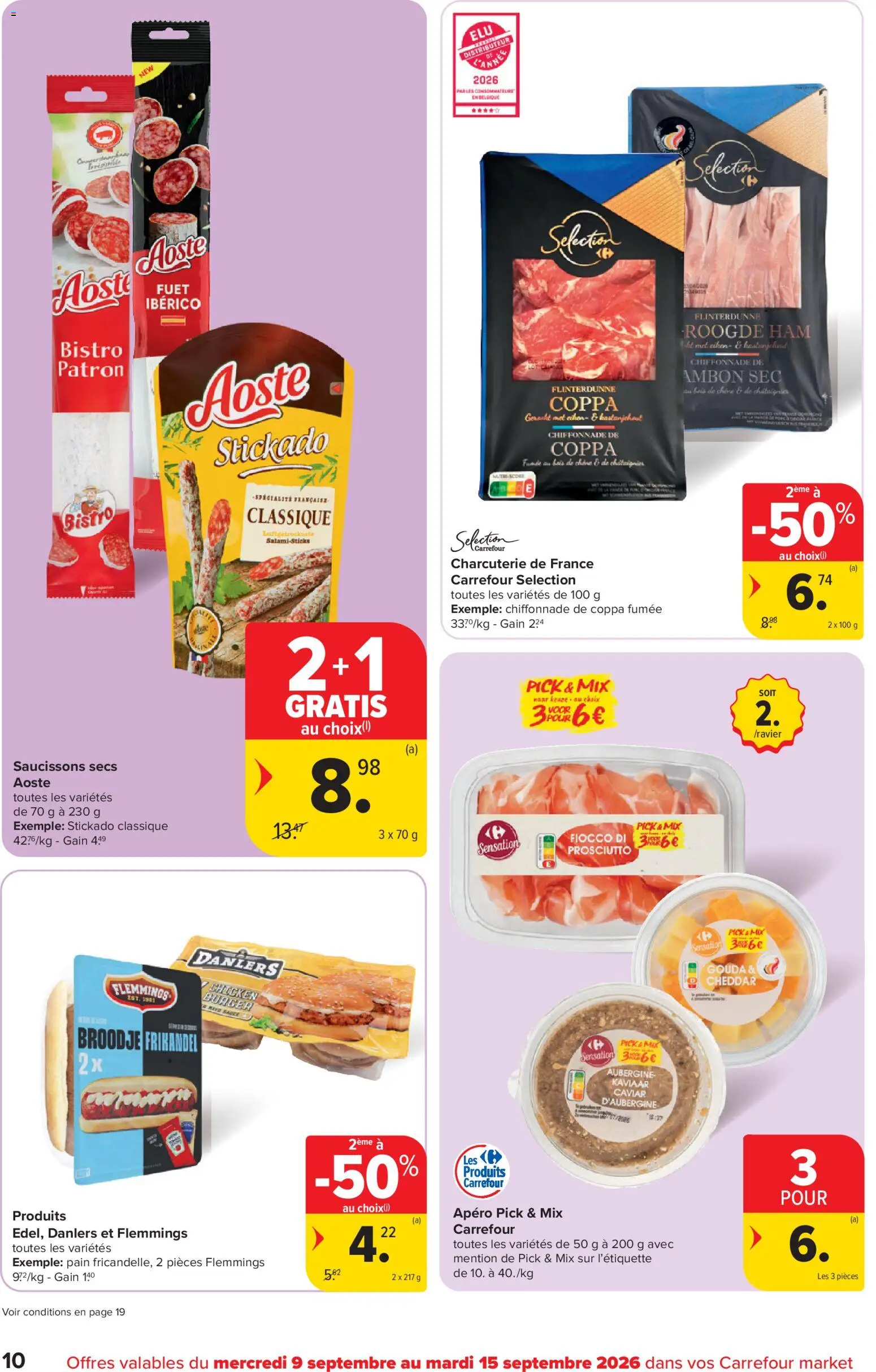 {H1} | Pagina: 10 | Producten: Ham, Cheddar, Aubergine, Salami