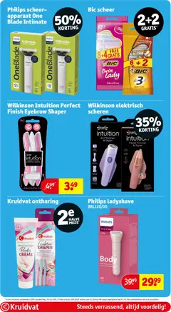 Kruidvat folder week 29 - Voorbeeld van een folder van Kruidvat, geldig van 14-07-2026 | Pagina: 52 | Producten: Trimmer, Kan, Crème