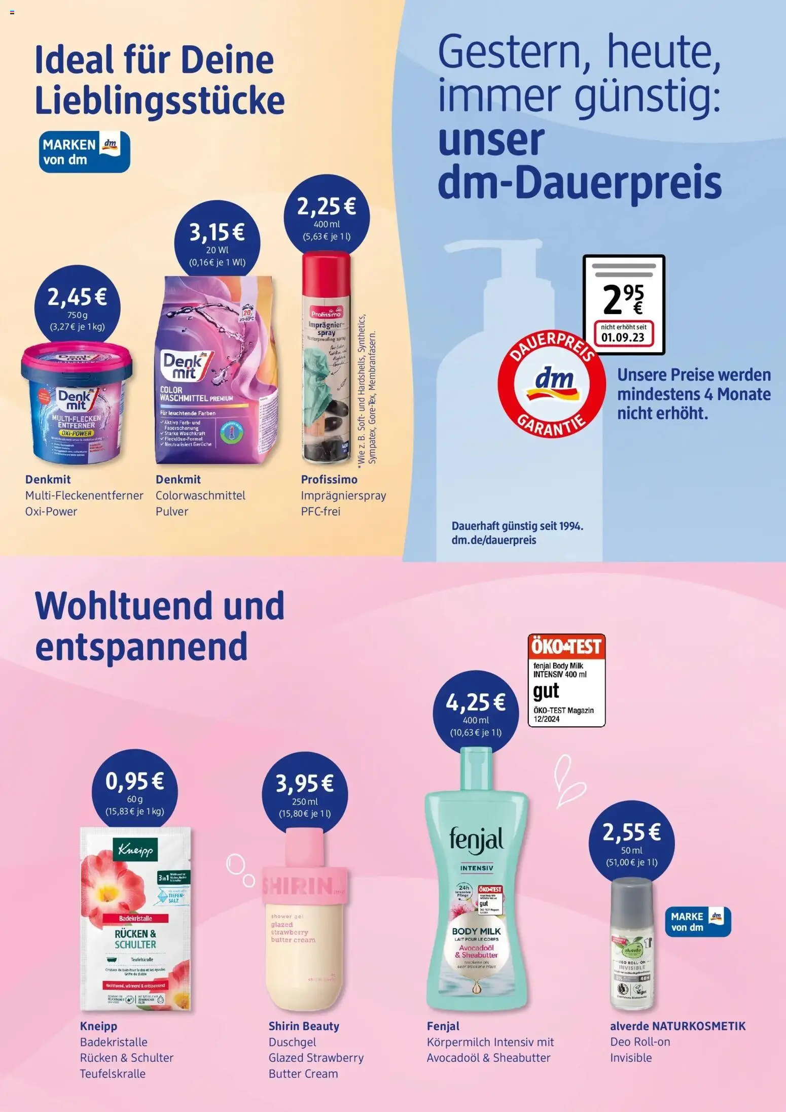 dm drogerie prospekt Hamburg (ab 07.10.2026) zum Blättern | Seite: 3 | Produkte: Körpermilch, Duschgel, Body Milk, Schulter