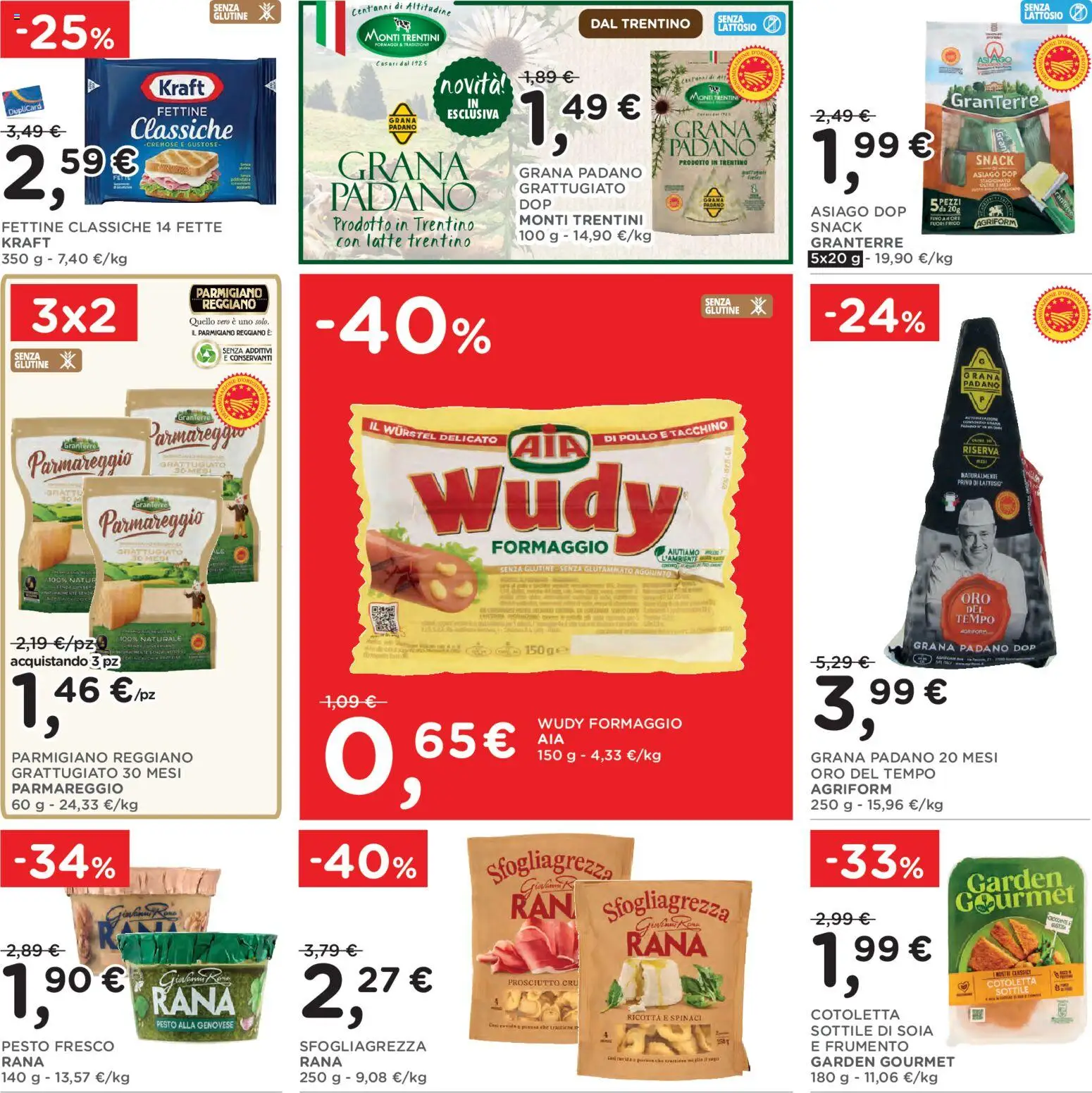 Volantino Poli del 01/07/2026 | Pagina: 12 | Prodotti: Latte, Spinaci, Pesto, Parmigiano reggiano
