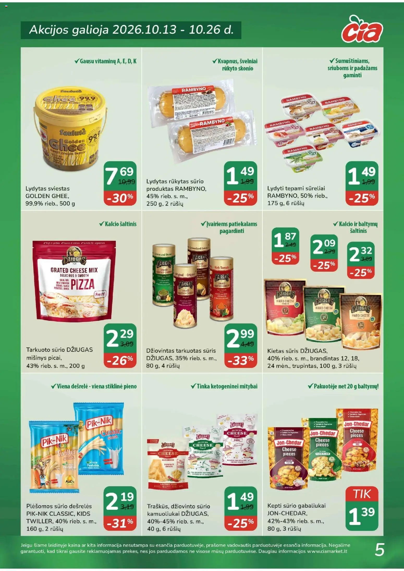ČIA MARKET akcijos nuo 2026.10.13 | Puslapis: 5