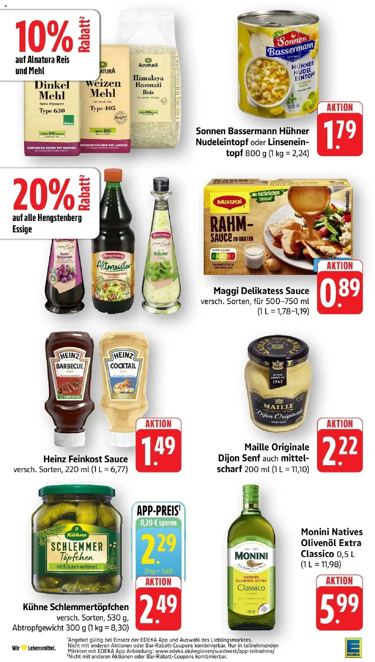 Edeka Prospekt Bad Camberg (ab 26.10.2026) » Angebote Online | Seite: 30 | Produkte: Maggi, Balsamico, Essig, Olivenol
