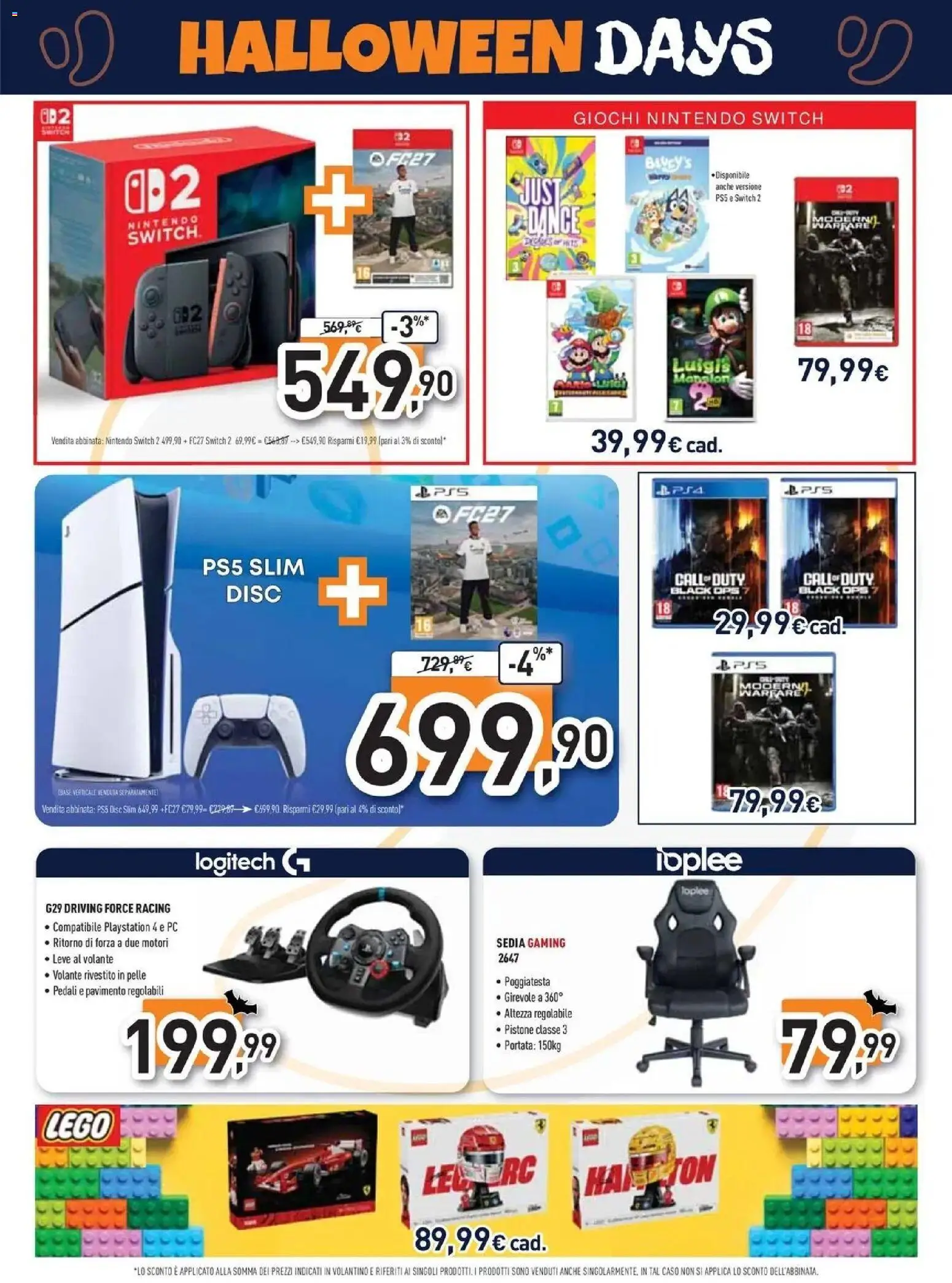 Nuovo Unieuro - Halloween da Unieuro! dal 30/10/2026 > offerte anteprima 🛍️ | Pagina: 20 | Prodotti: Pavimento, PC, Playstation, LEGO