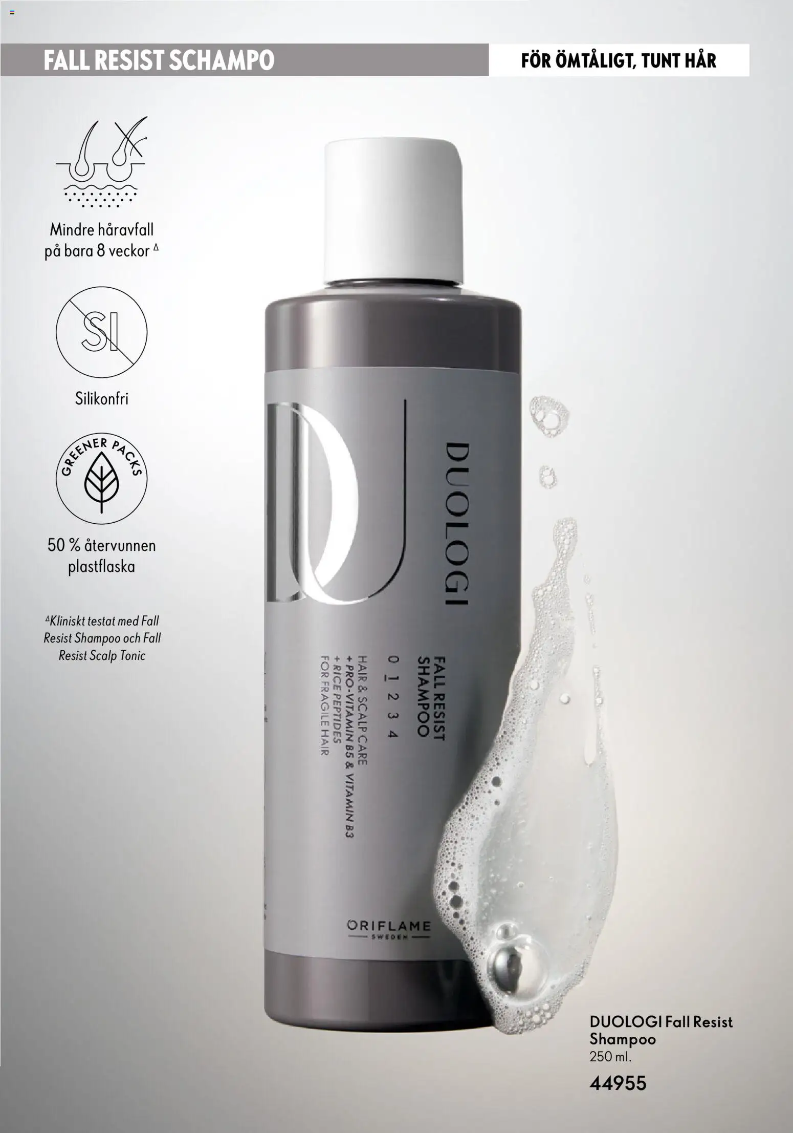 Oriflame reklamblad aktuell från 01/09/2026 | Sida: 15 | Produkter: Schampo, Tonic