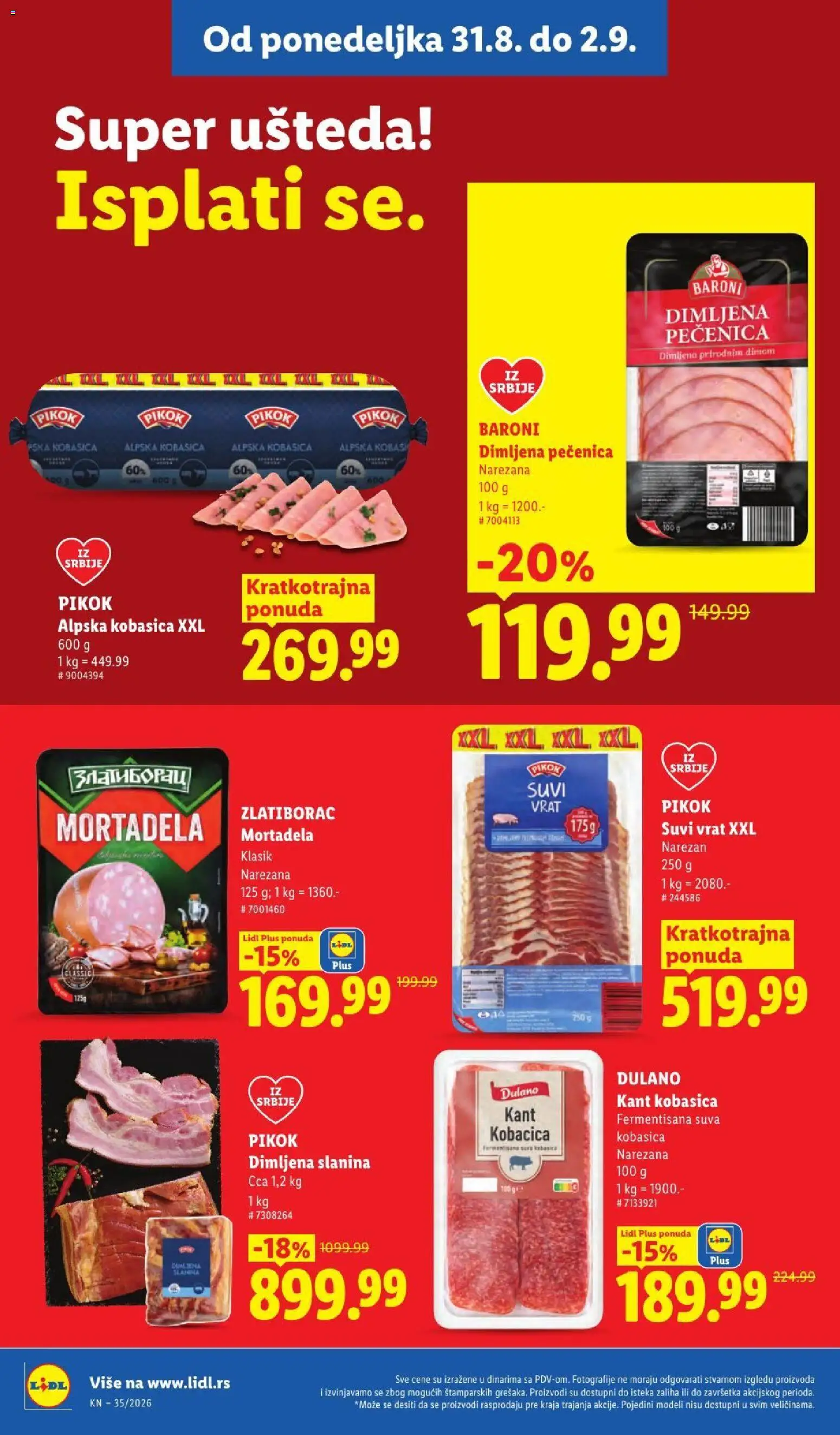 Lidl katalog - važi od 27.08.2026 | Strana: 98