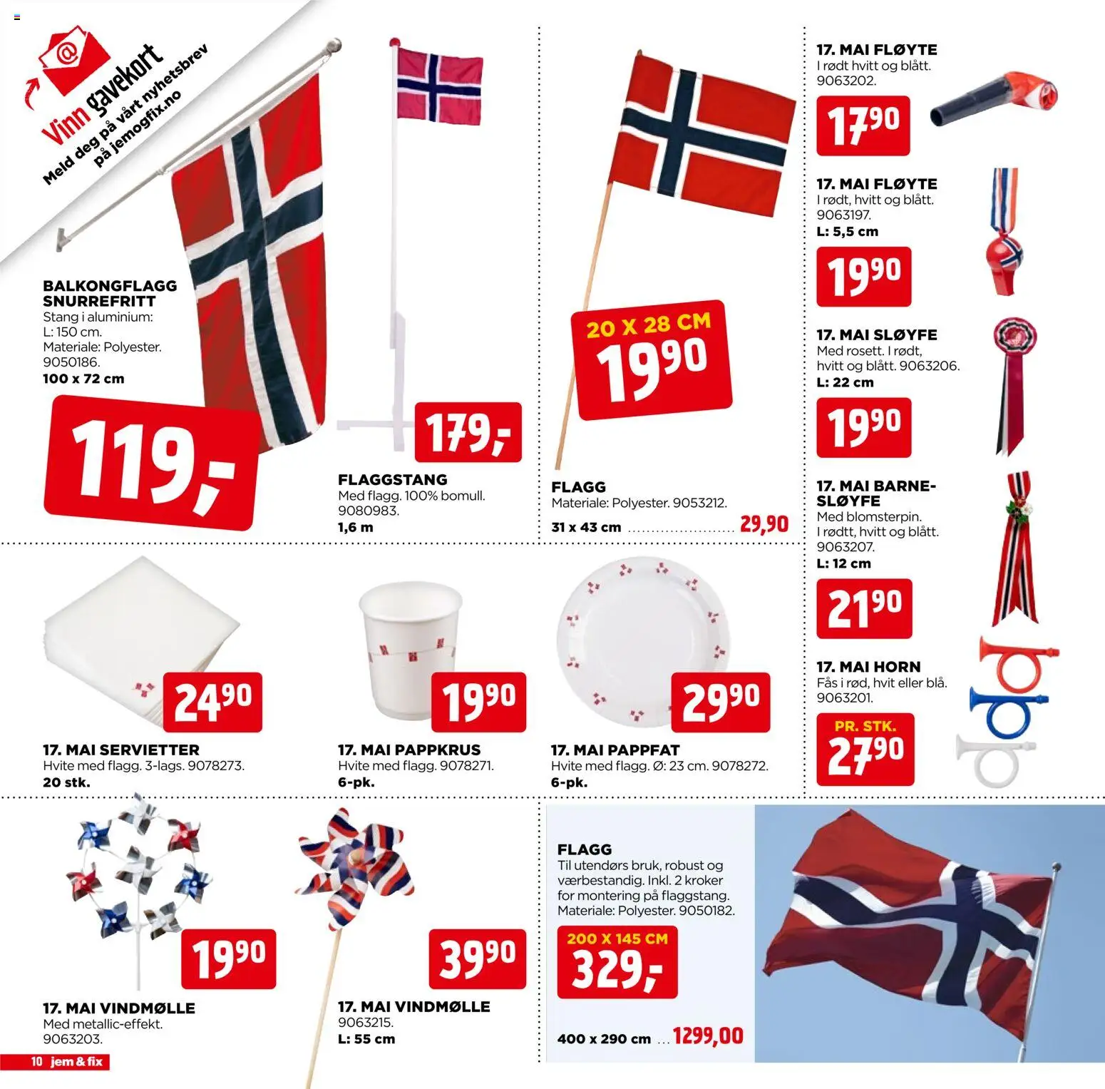 {H1} | Side: 10 | Produkter: Servietter, Sløyfe
