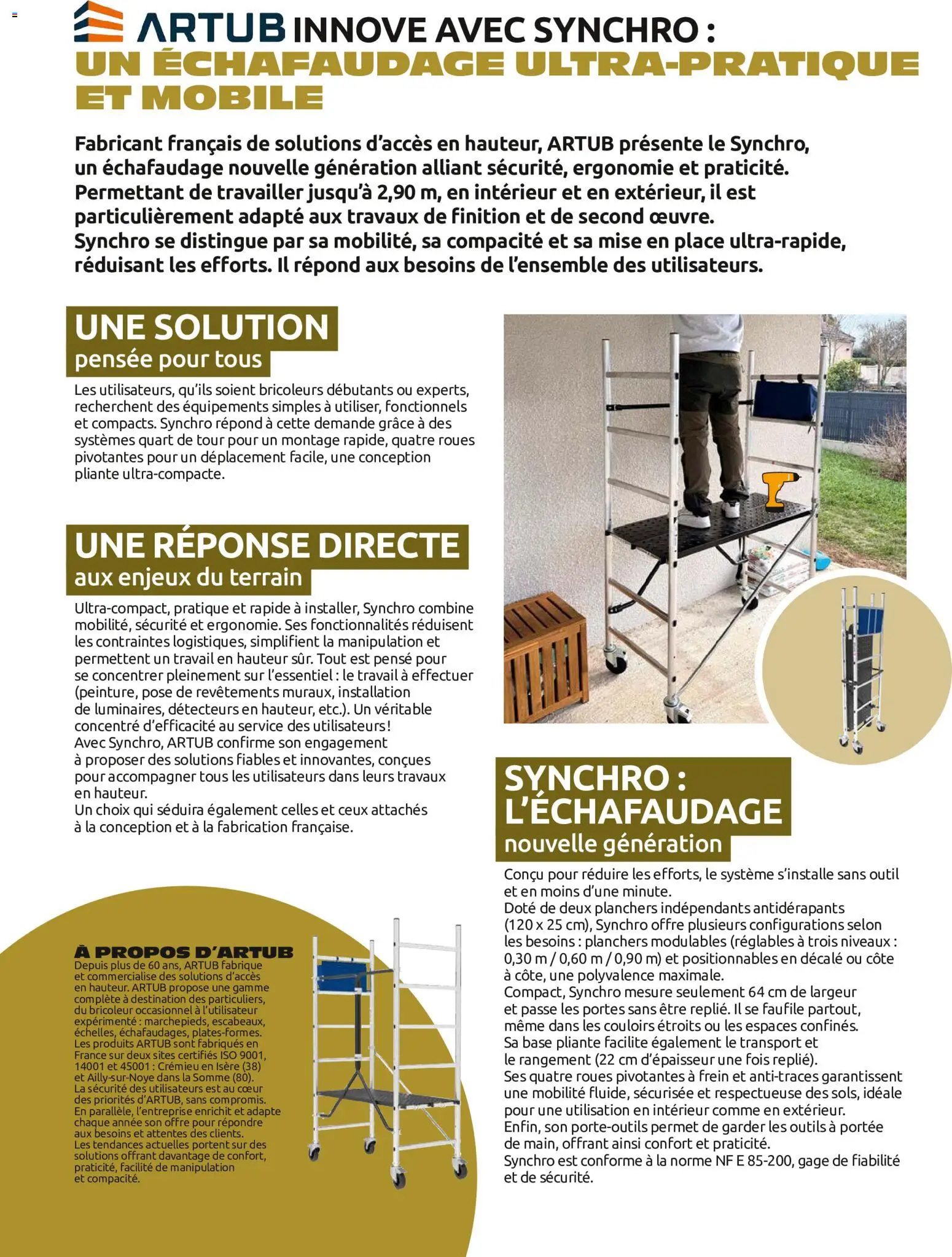 {H1} | Page: 16 | Produits: Base, Échafaudage, Outils, Portes
