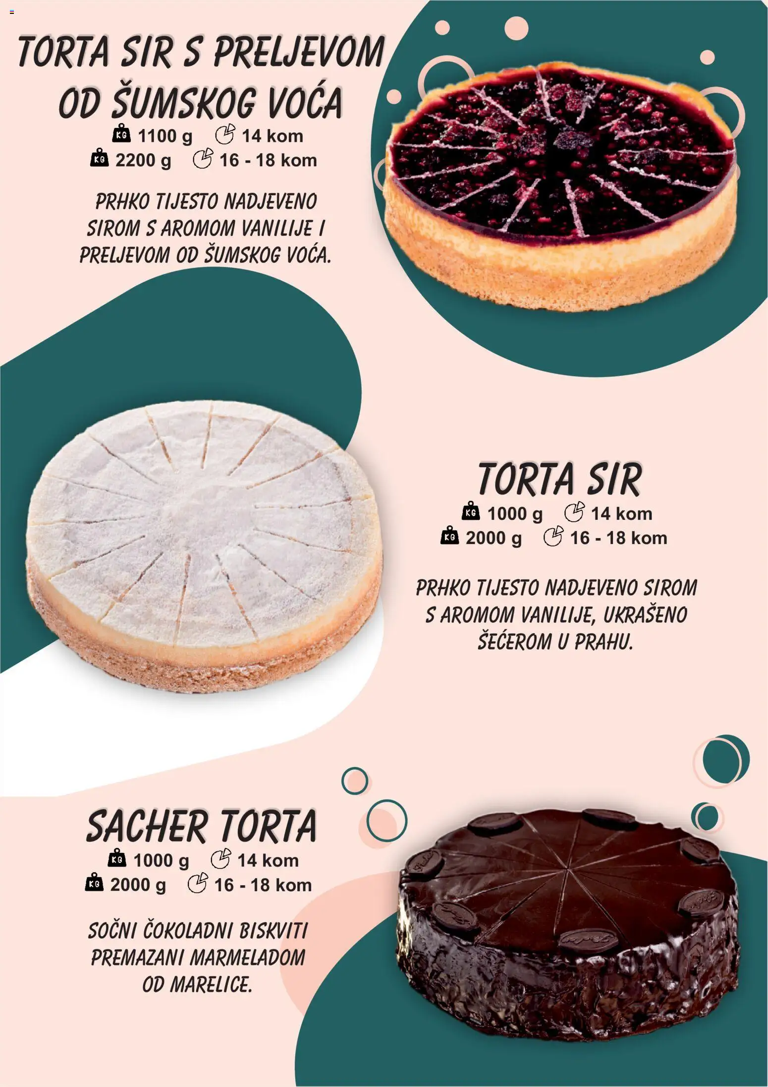 Boso katalog | vrijedi od 01.01.2026 | Stranica: 6 | Proizvodi: Sir, Torta