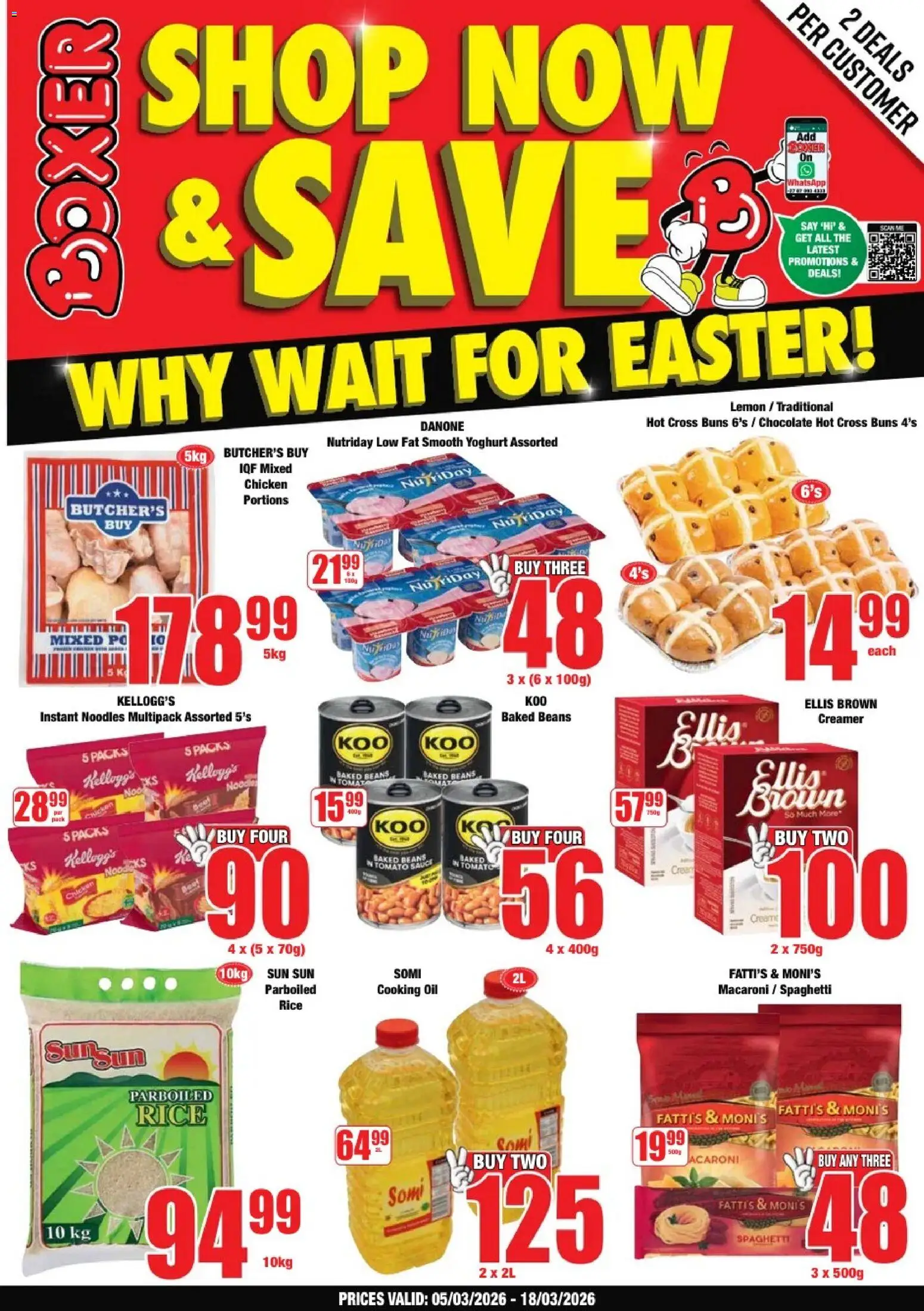 New Boxer catalogue – valid from 05.03.2026 | Page: 1 | Products: Oil, Chicken, Rice, Lemon