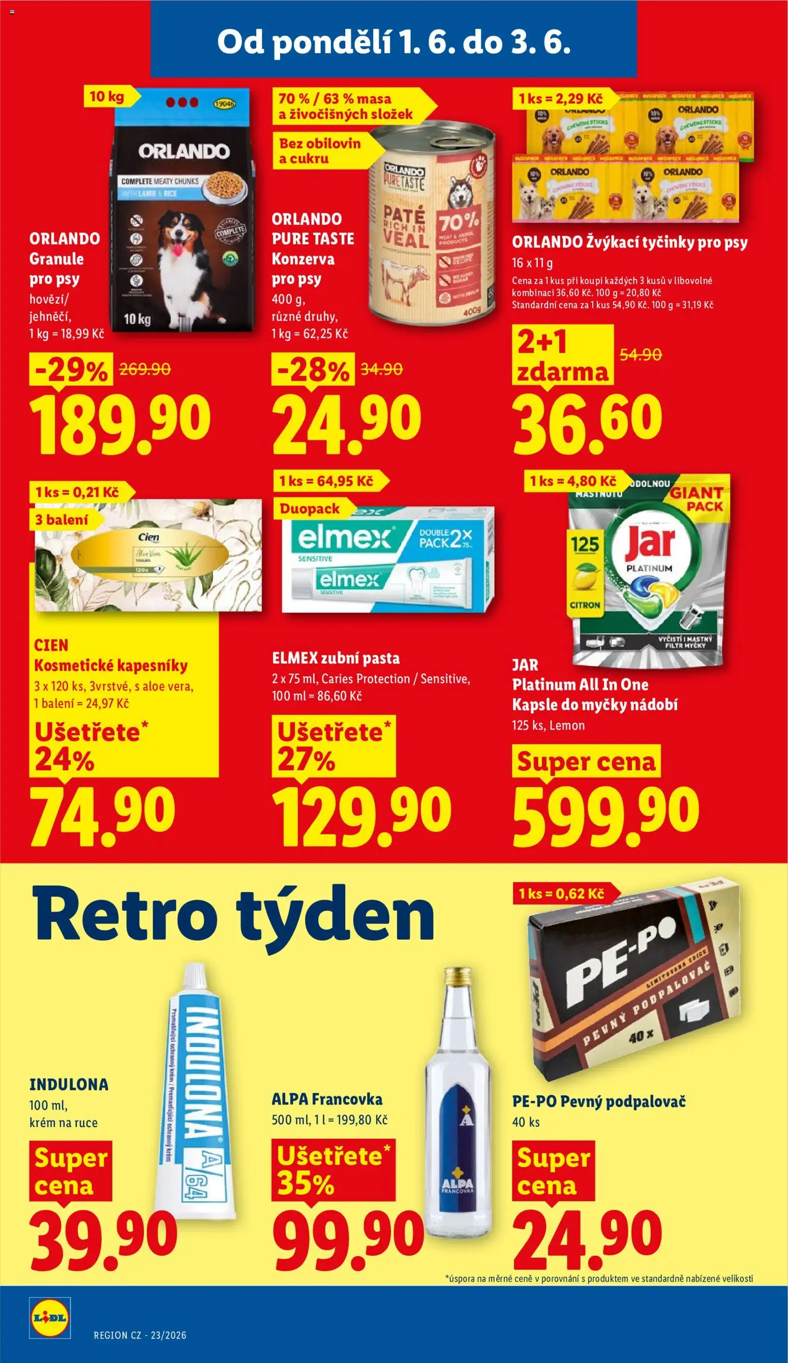 Lidl leták od 01.06.2026 | Strana: 28 | Produkty: Krém na ruce, Nádobí, Kapsle, Indulona