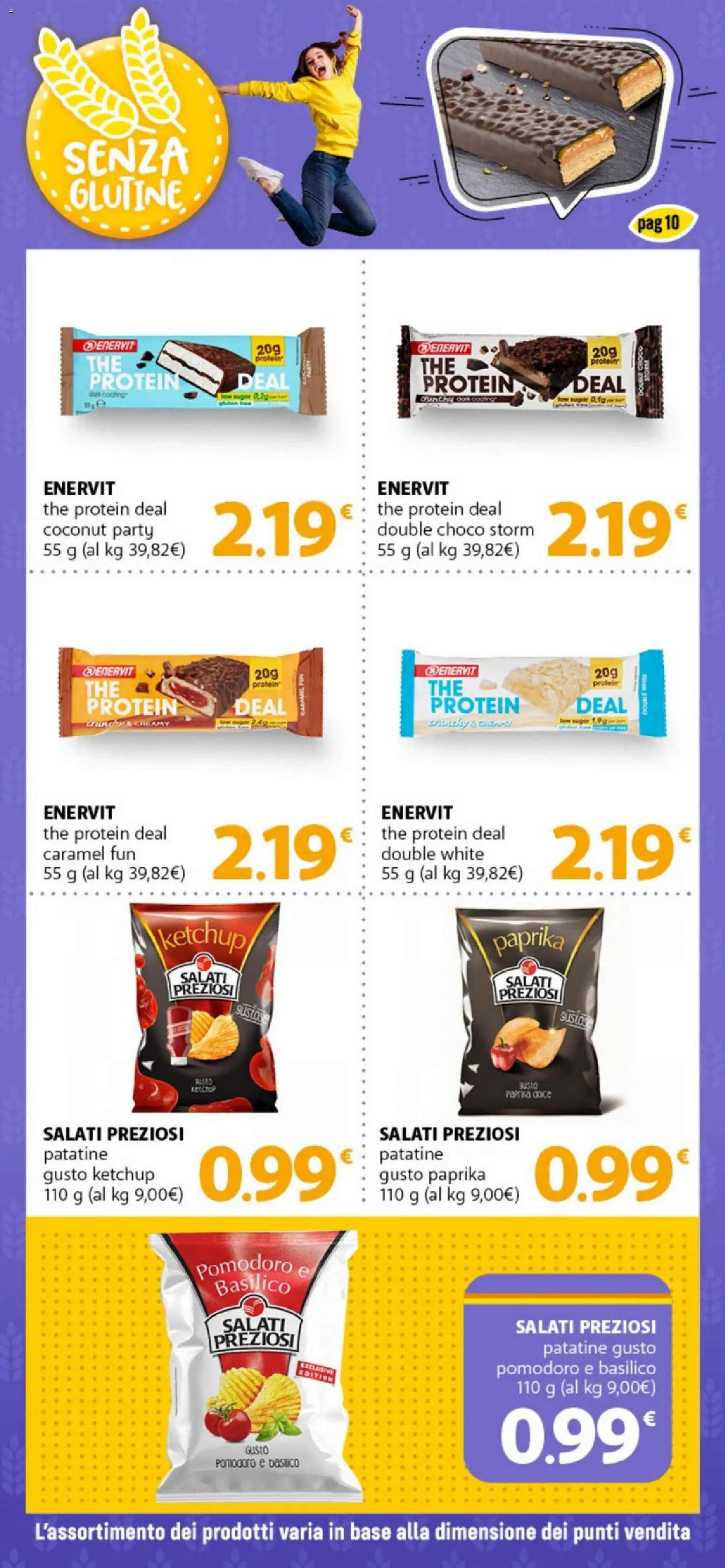 Volantino DOK del 10.03.2026 | Pagina: 10 | Prodotti: Patatine, Ketchup, Basilico, The