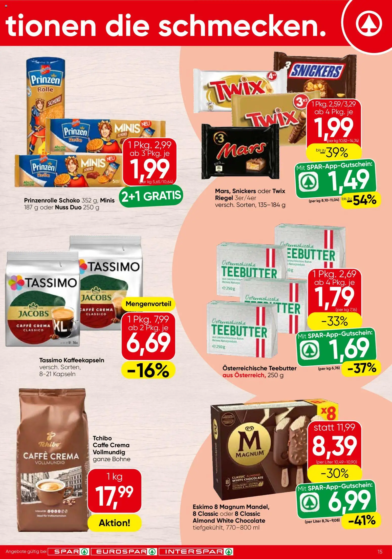 Spar Flugblatt - Wien gültig ab 16.04.2026 | Seite: 15
