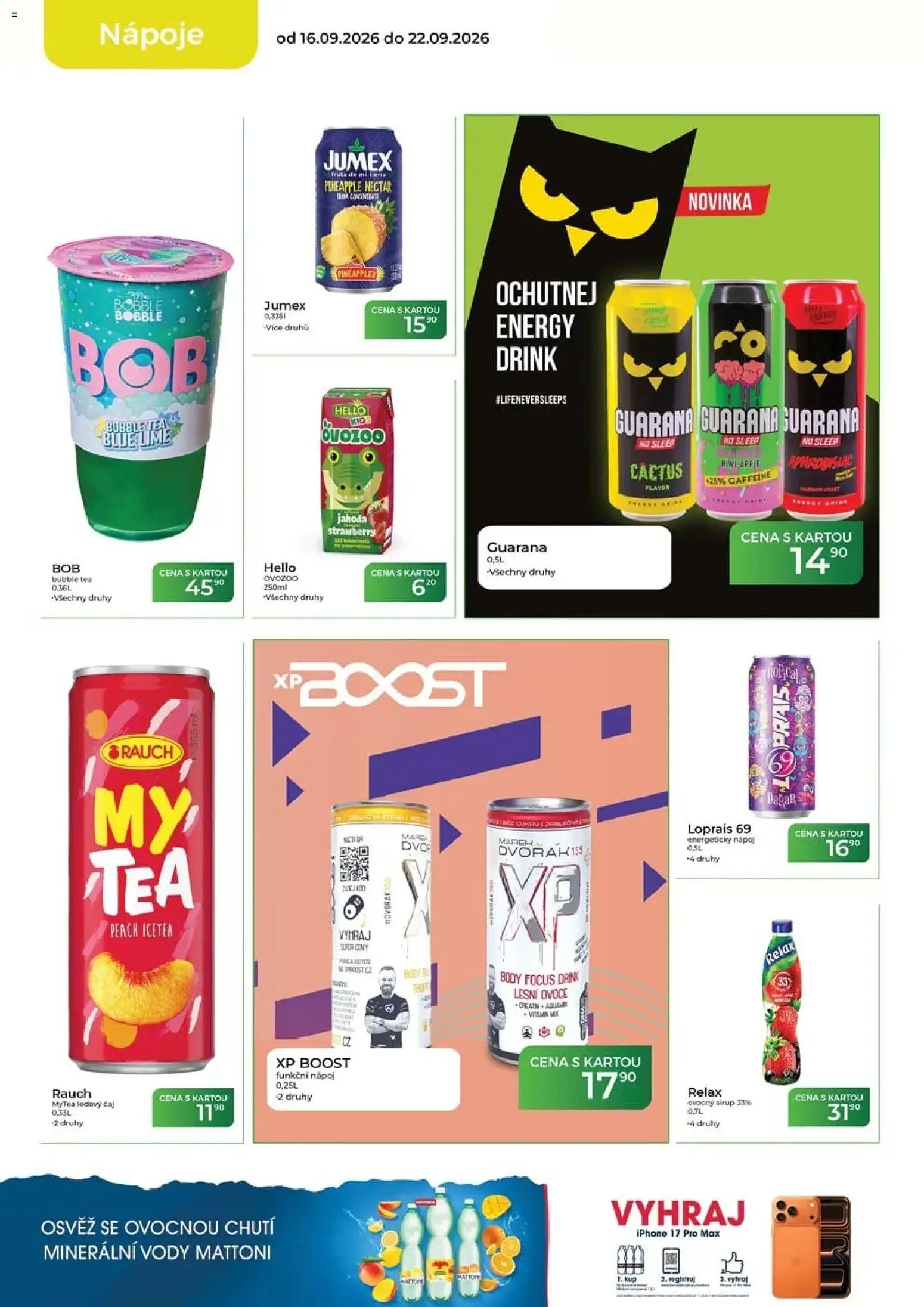 Tamda Foods leták od 16.09.2026 | Strana: 10 | Produkty: Iphone, Ovocný sirup, Body, Ledový čaj