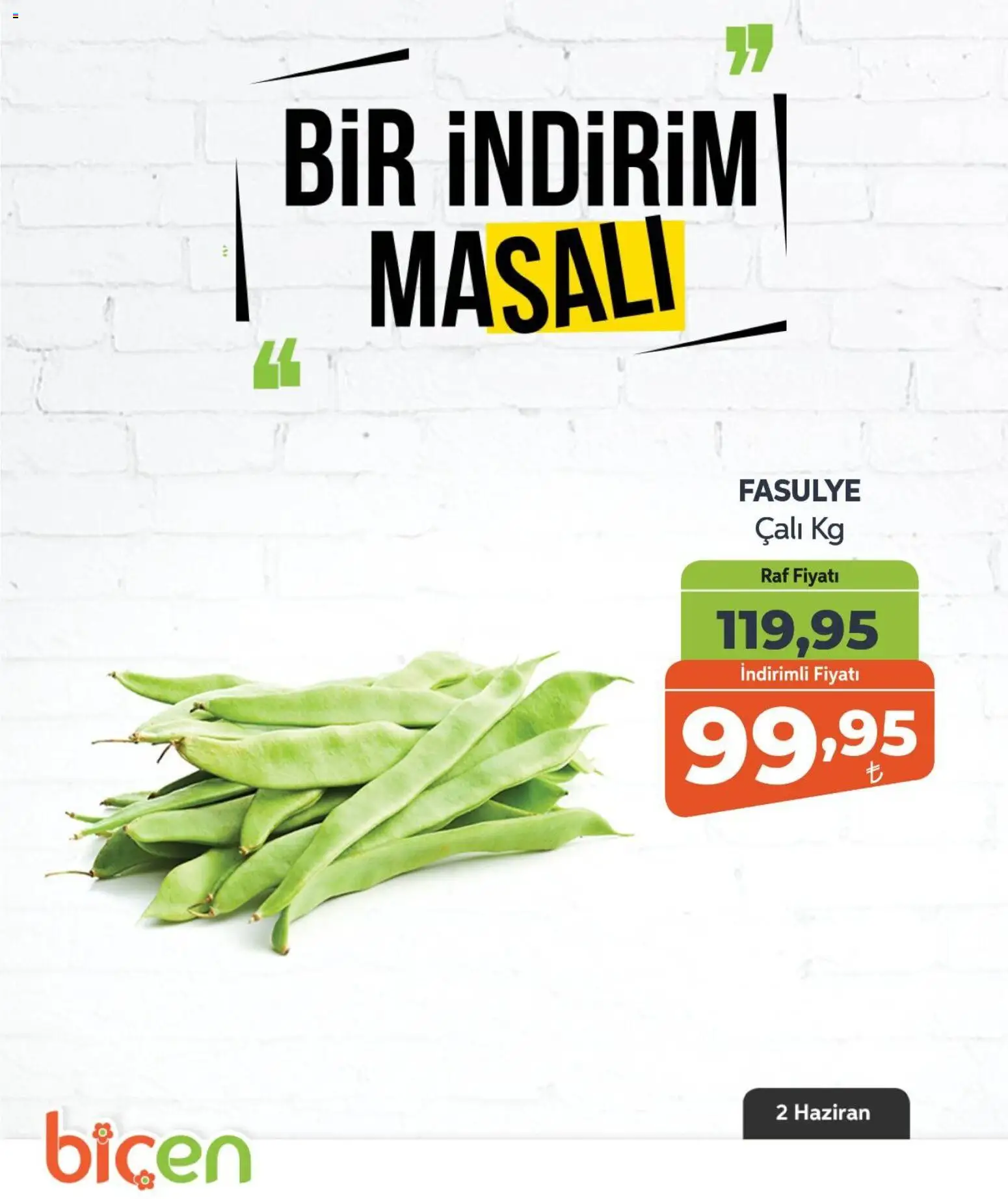 Biçen Market - Bir İndirim MaSalı - sebze - 02.06.2026 tarihinden itibaren geçerlidir | Sayfa: 15