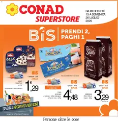 Anteprima del volantino Conad volantino Superstore Lazio valido a partire dal 15/07/2026