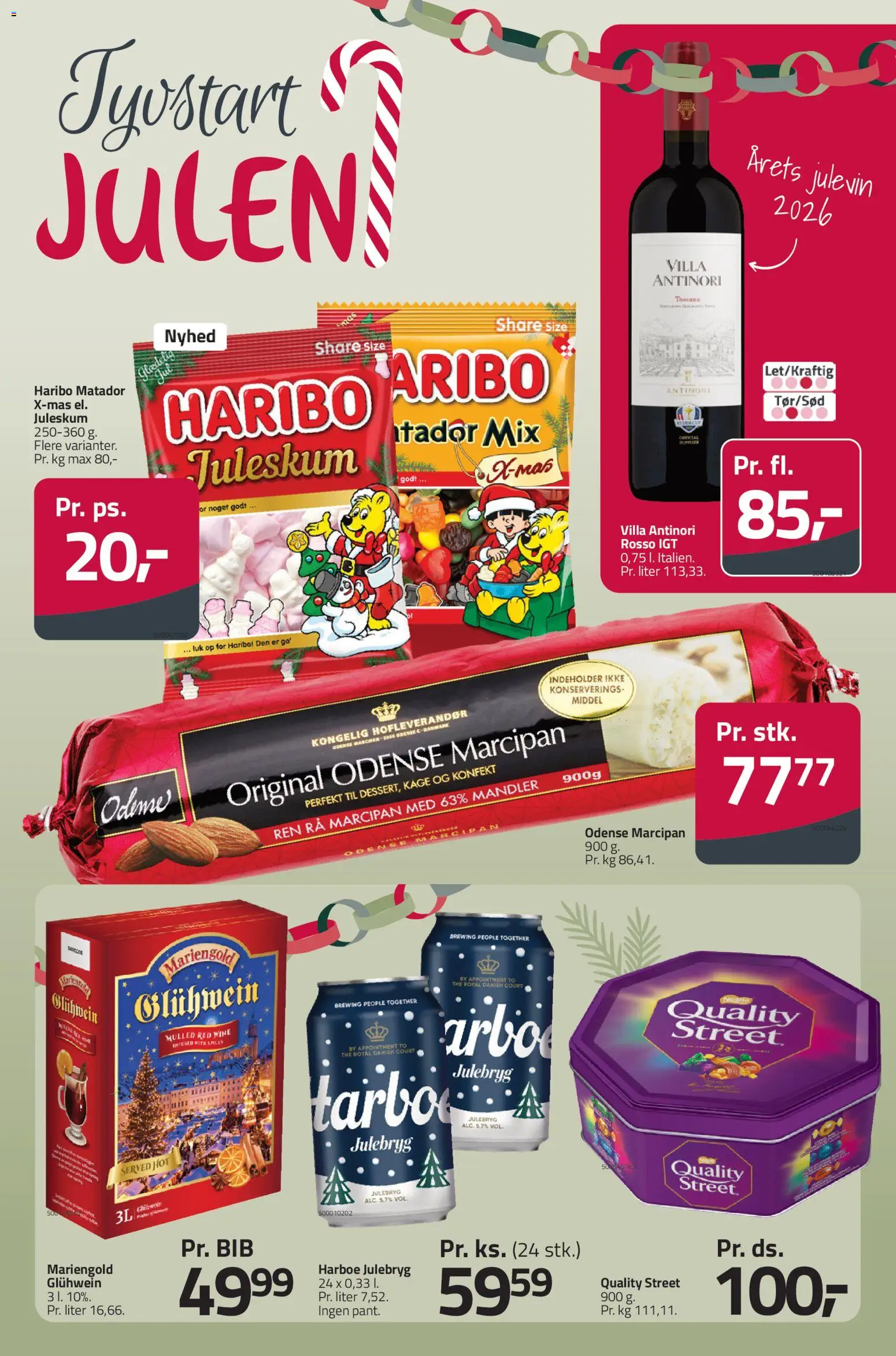 Fleggaard tilbudsavis – gyldig fra 02/09/2026 | Side: 1 | Produkter: Vin, Mandler, Marcipan