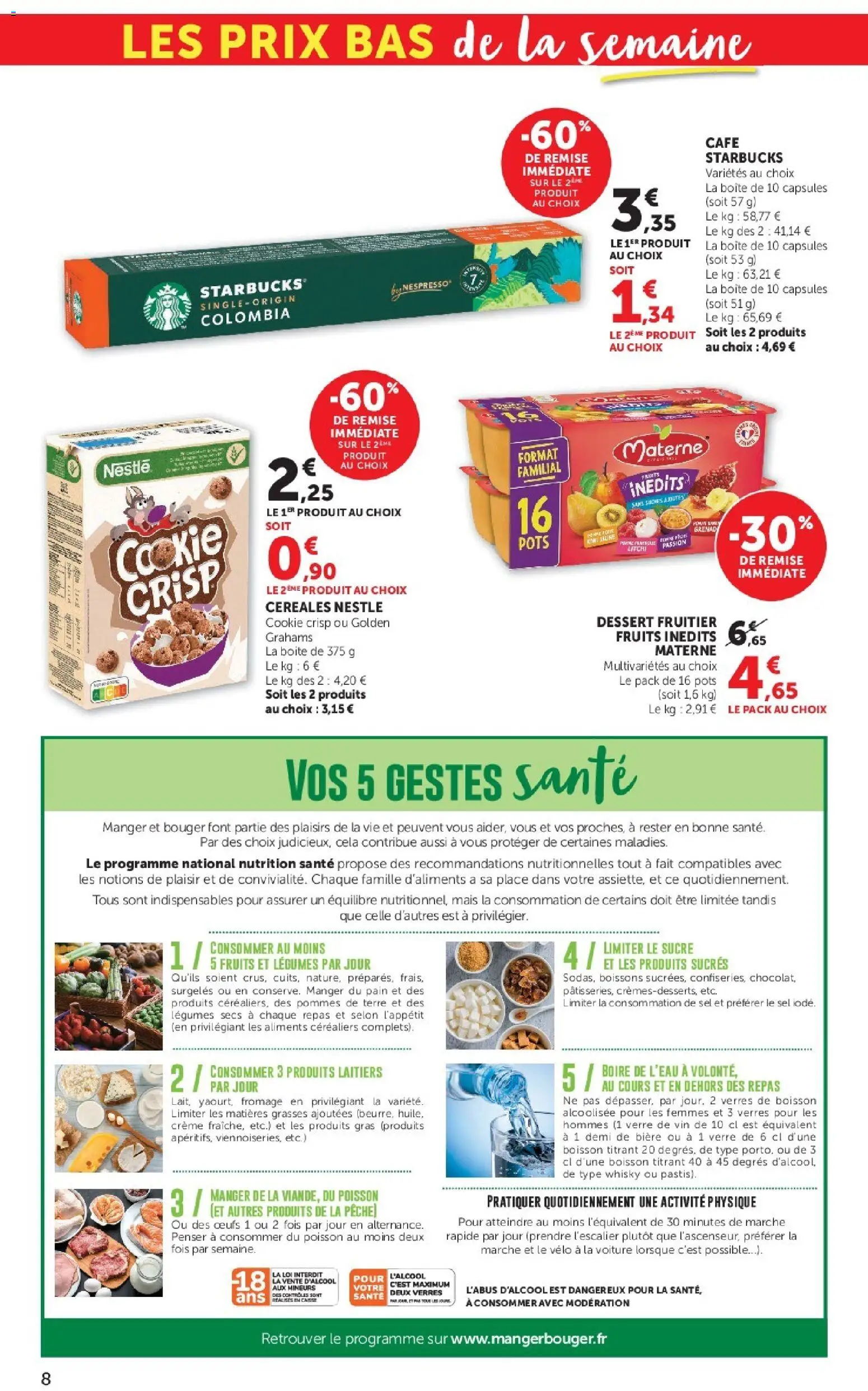 {H1} | Page: 8 | Produits: Boisson, Verres, Fromage, Crème