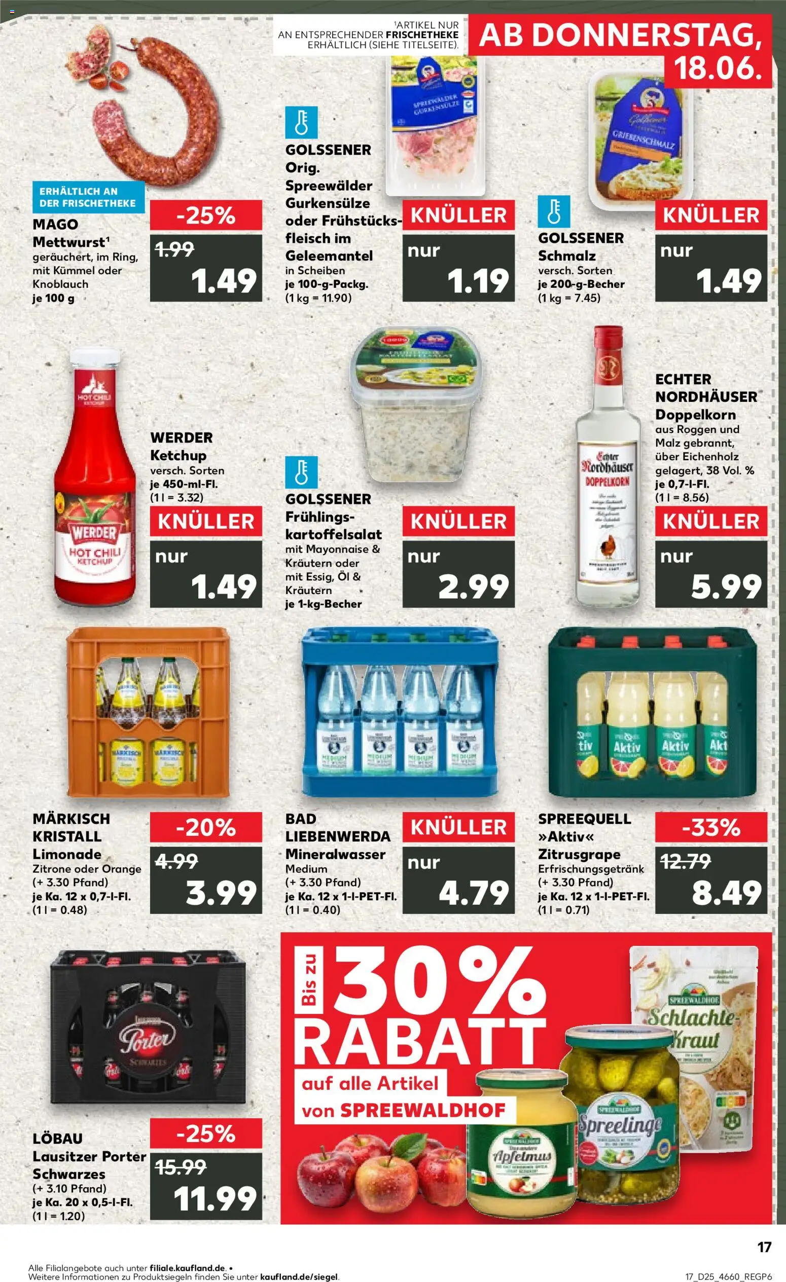 Kaufland Prospekt Frankfurt (Oder) – gültig ab 18.06.2026 | Seite: 17 | Produkte: Öl, Bad, Chili, Kraut