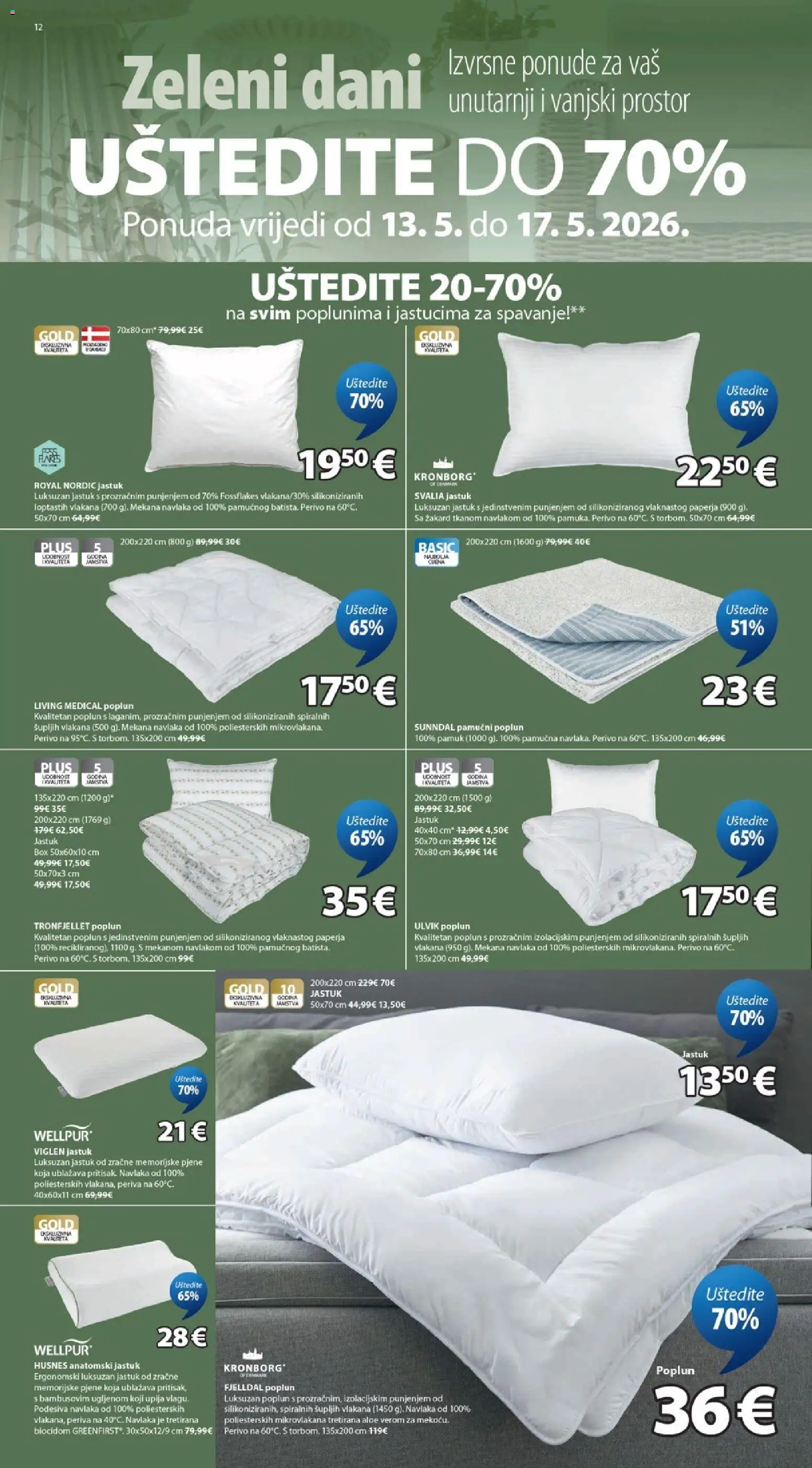 JYSK katalog | vrijedi od 13.05.2026 | Stranica: 12