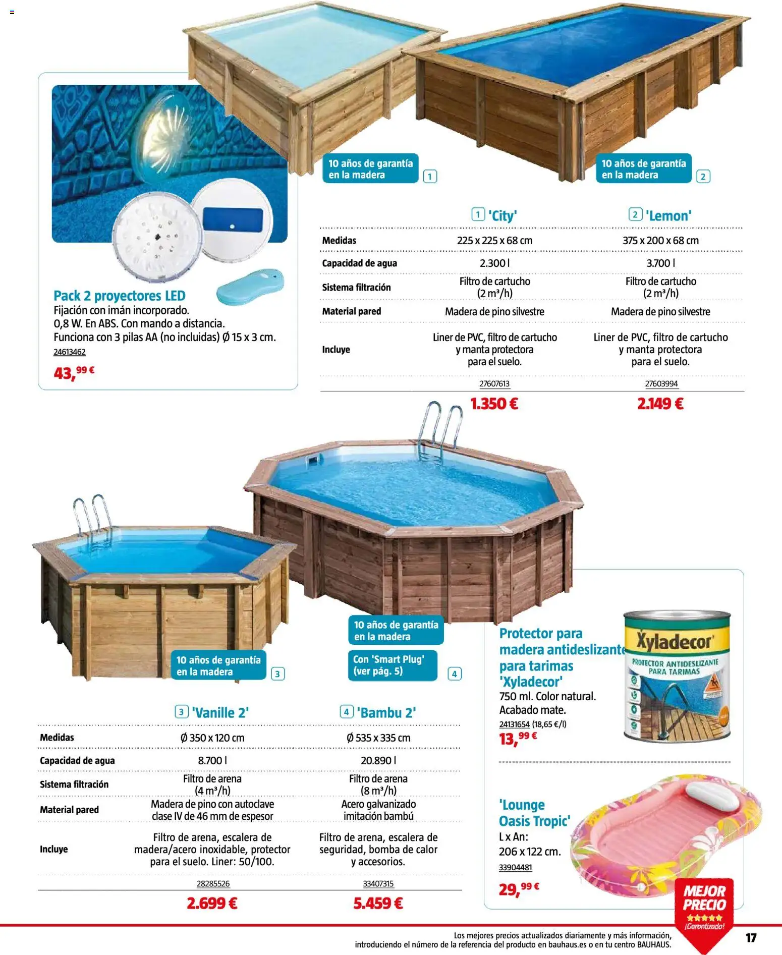 Bauhaus Piscinas 2026 │ válido desde el 01.06.2026 | Página: 17 | Productos: Κοσμήματα, Manta