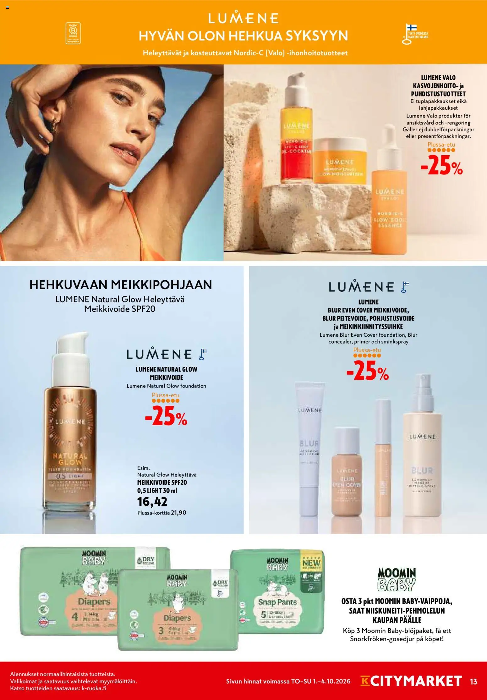 K-Citymarket tarjoukset – voimassa 01/10/2026 alkaen | Sivu: 13