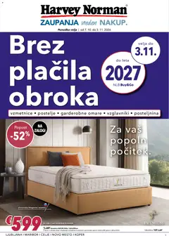 Harvey Norman katalog akcije – veljaven od 07.10.2026