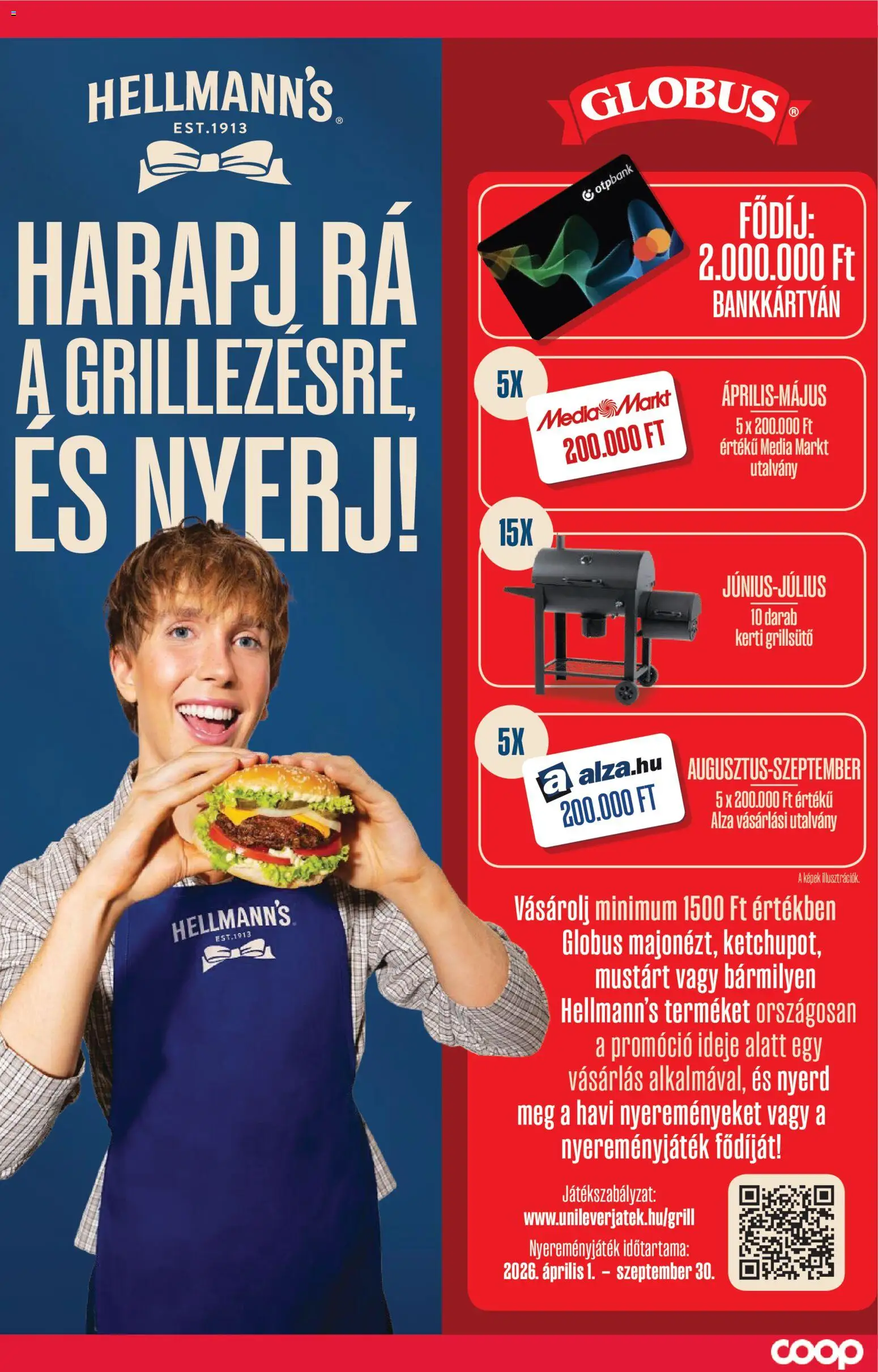 COOP Szolnok akciós ujság - amely érvényes a következő dátumtól: 2026.08.06. | Oldal: 17 | Termékek: Grillsütő, Hellmann’s
