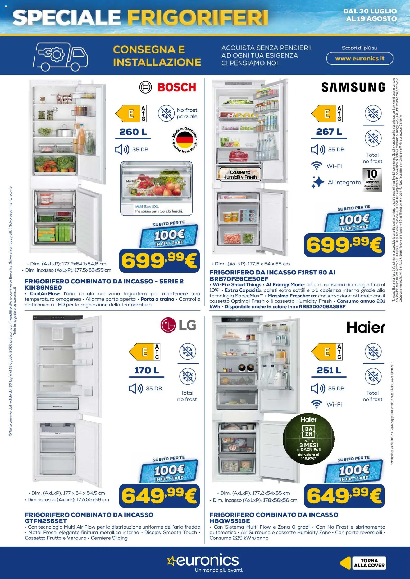 Volantino Euronics del 30/07/2026 | Pagina: 18
