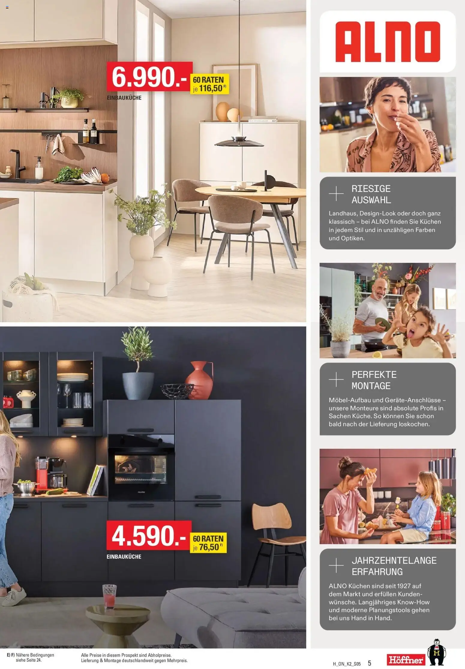Höffner Prospekt Barsbüttel (ab 23.09.2026) zum Blättern | Seite: 5 | Produkte: Einbauküche, Kuchen