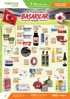 09.06.2026 tarihinden itibaren geçerli olan Hakmar Express kataloğu önizlemesi | Sayfa: 1